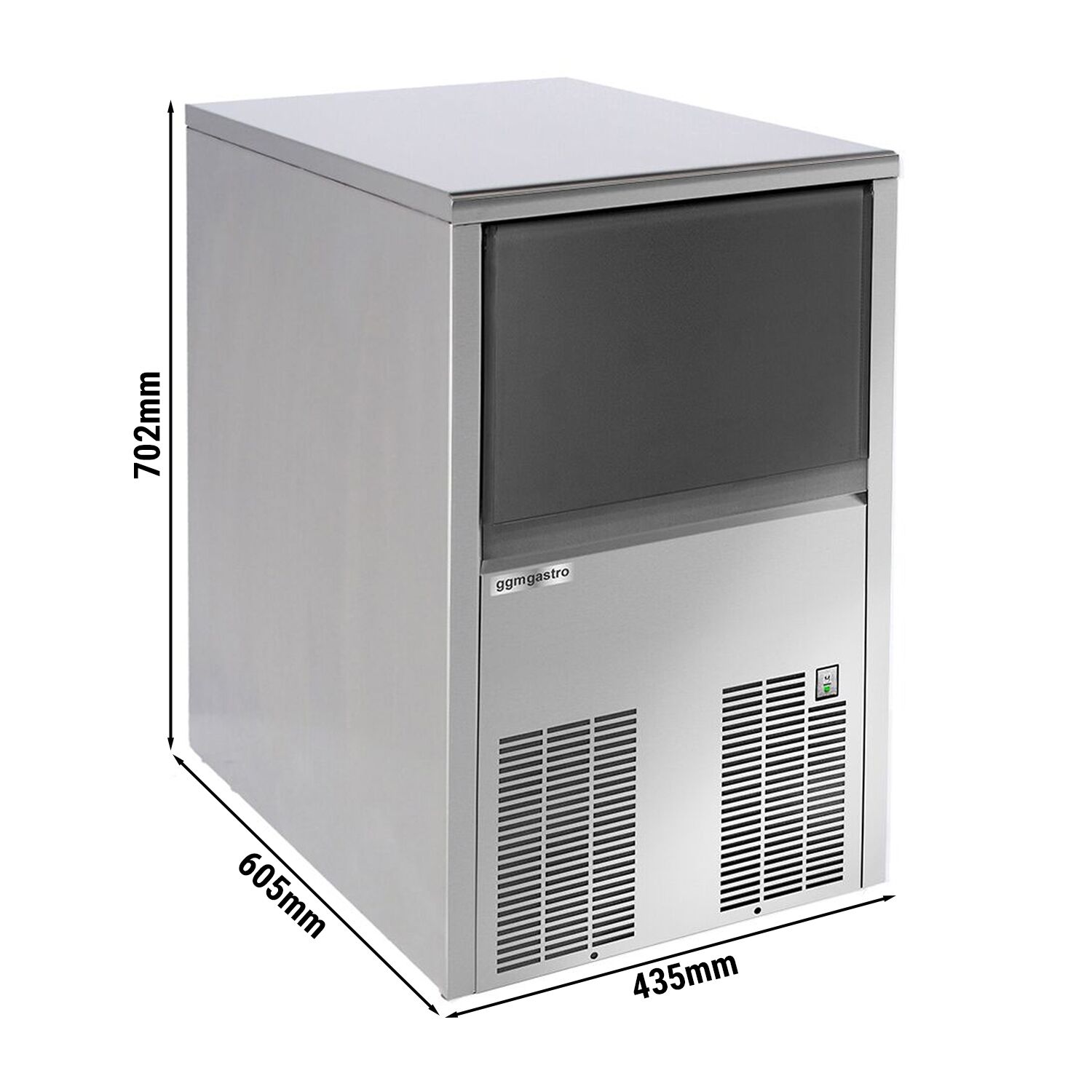 Machine à glaçons - Cylindre - 41 kg/24 h
