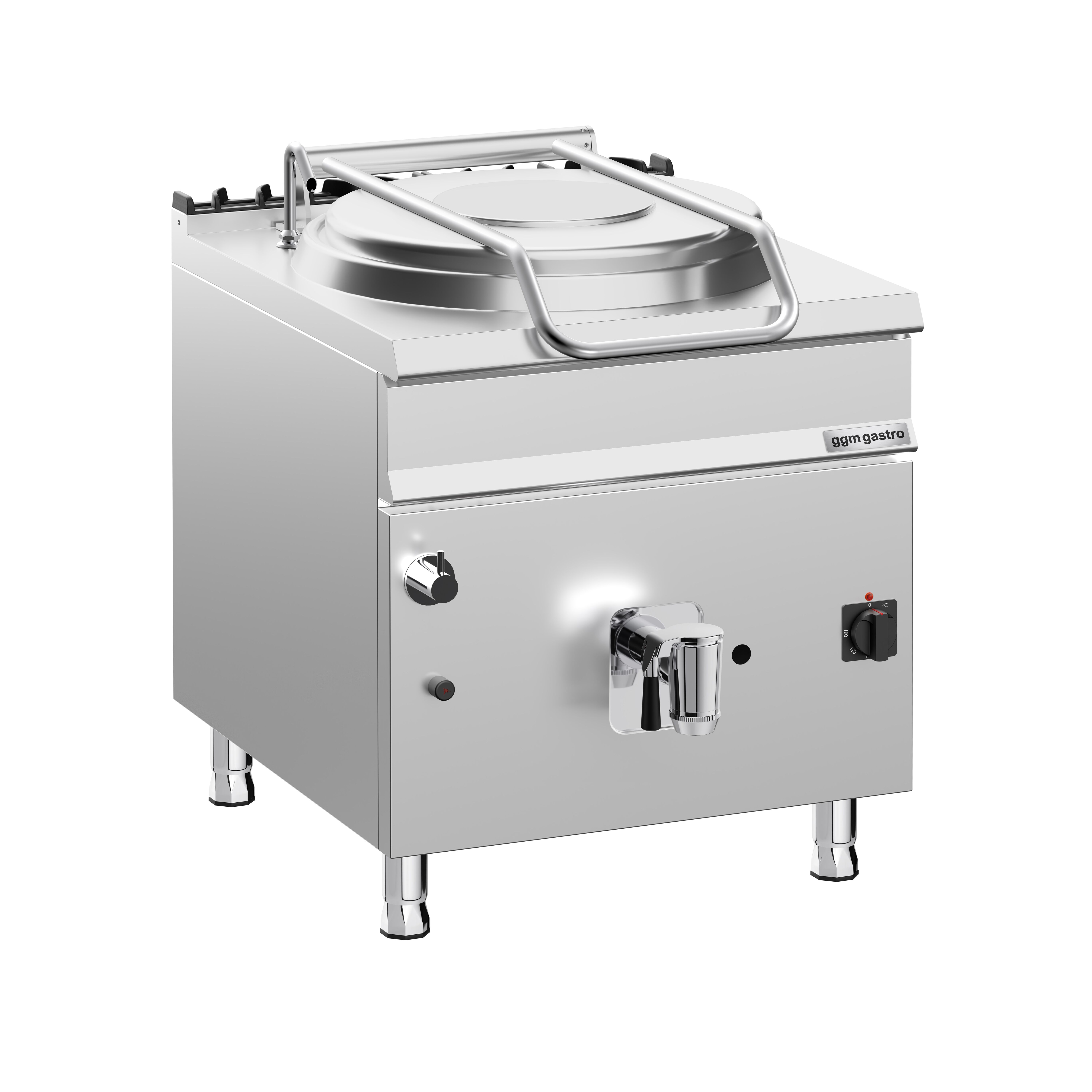 Marmite de Cuisson à Gaz - 150 Litres - 20 kW - Chauffage Indirect - avec Raccordement à l’Eau