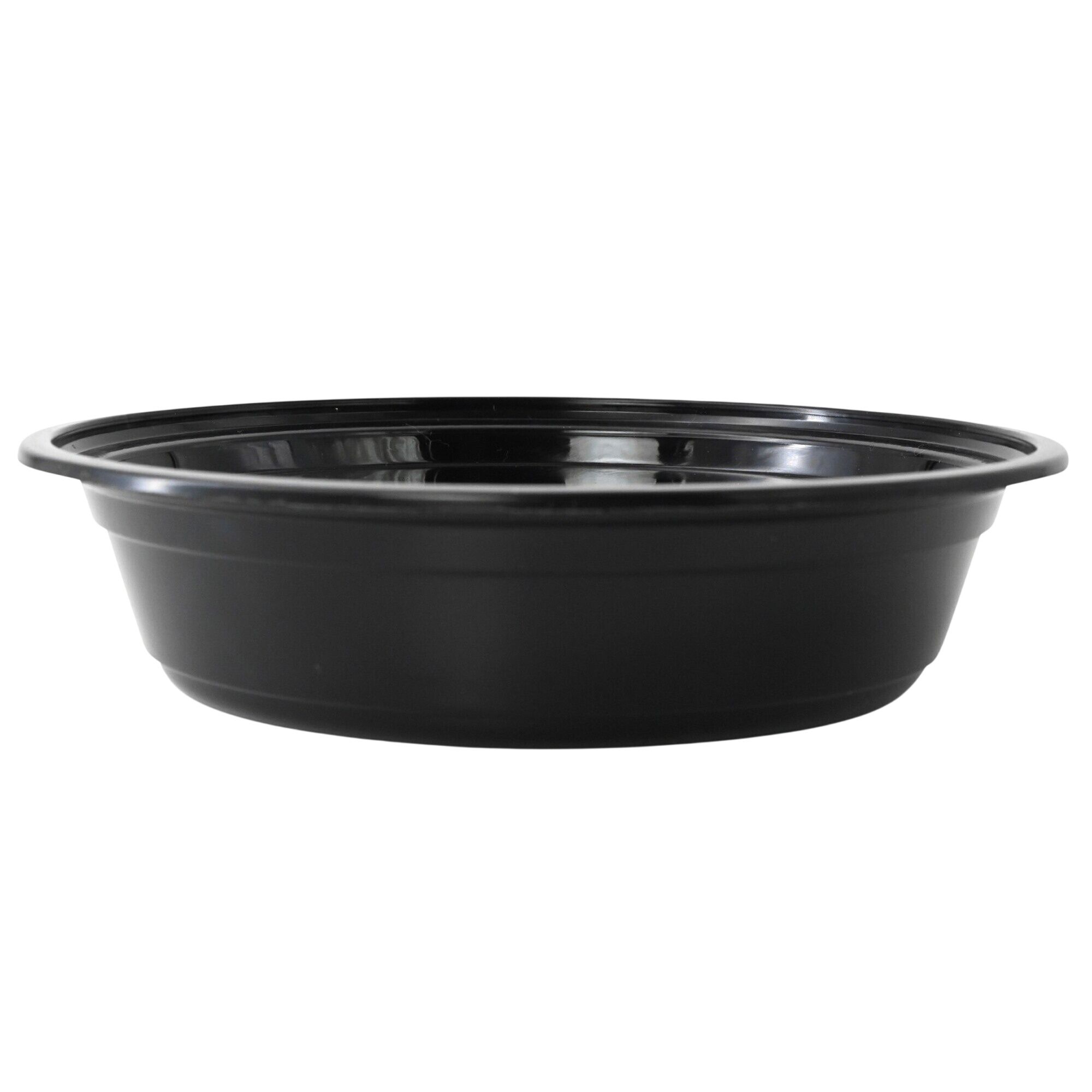 (300 pcs) Barquette réutilisable - 700ml - Ronde - Noir