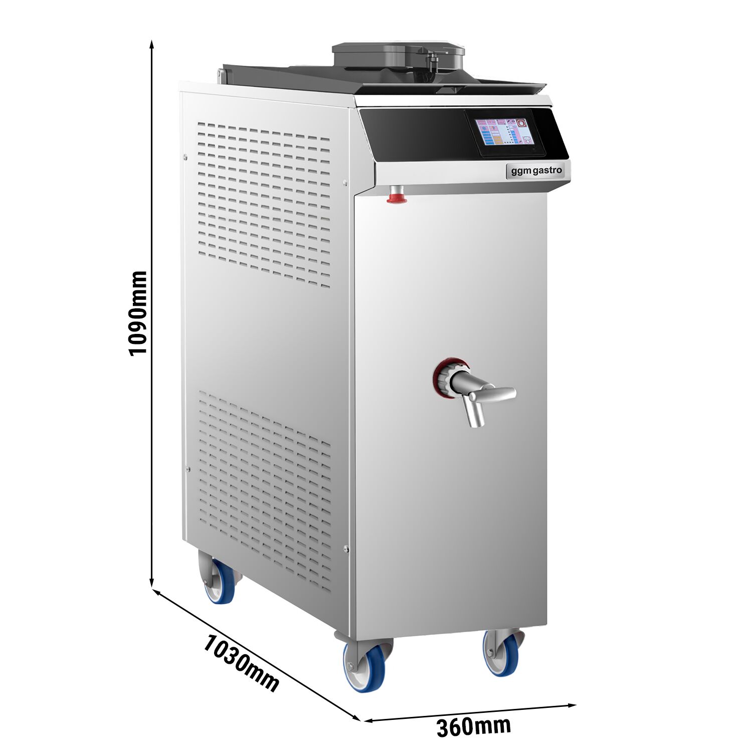 Pasteurisateur – 60 litres – 7 kW – Écran tactile