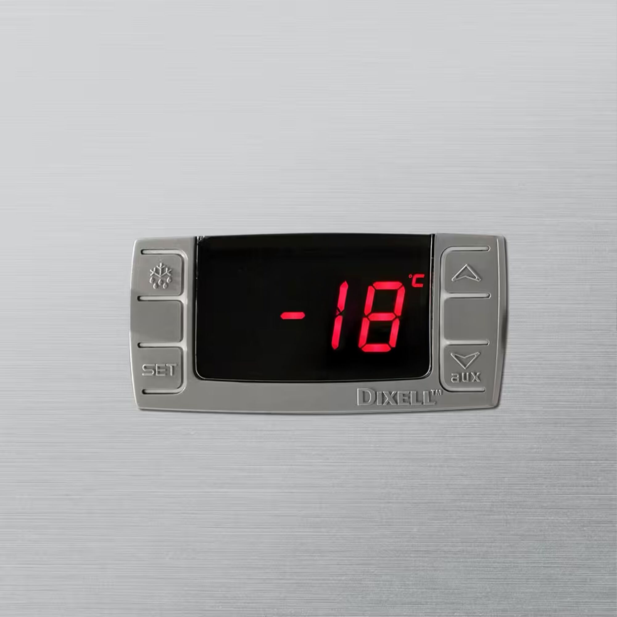Congélateur de stockage inox ECO – 600 litres – avec 1 porte et 11 paniers – intérieur de la porte en plastique