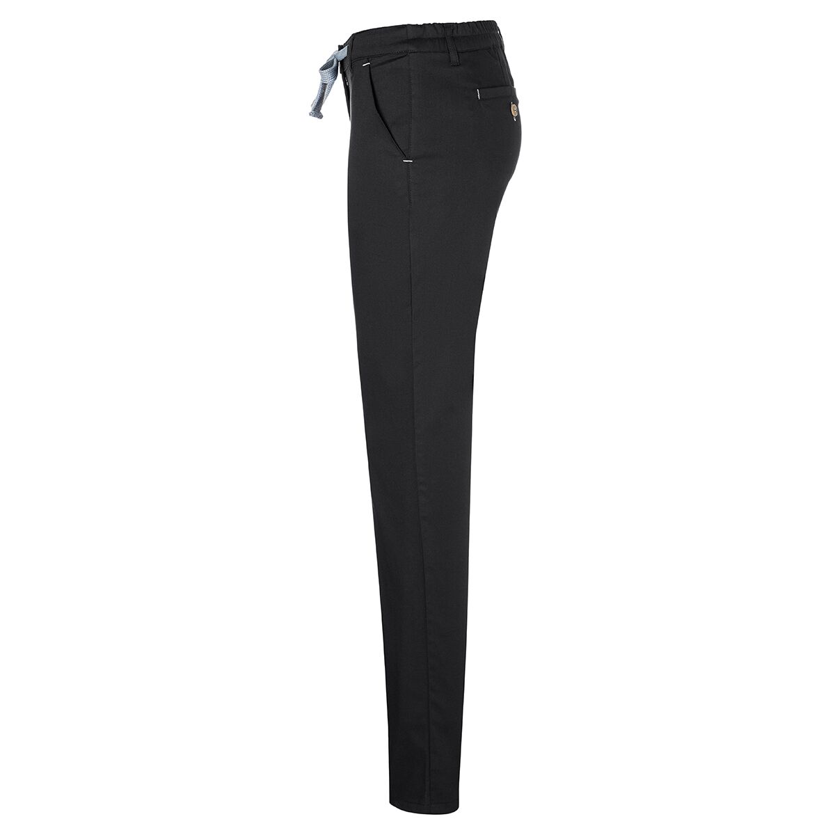 (6 pièces) KARLOWSKY | Pantalon chino femme stretch moderne - Noir - Taille : 34