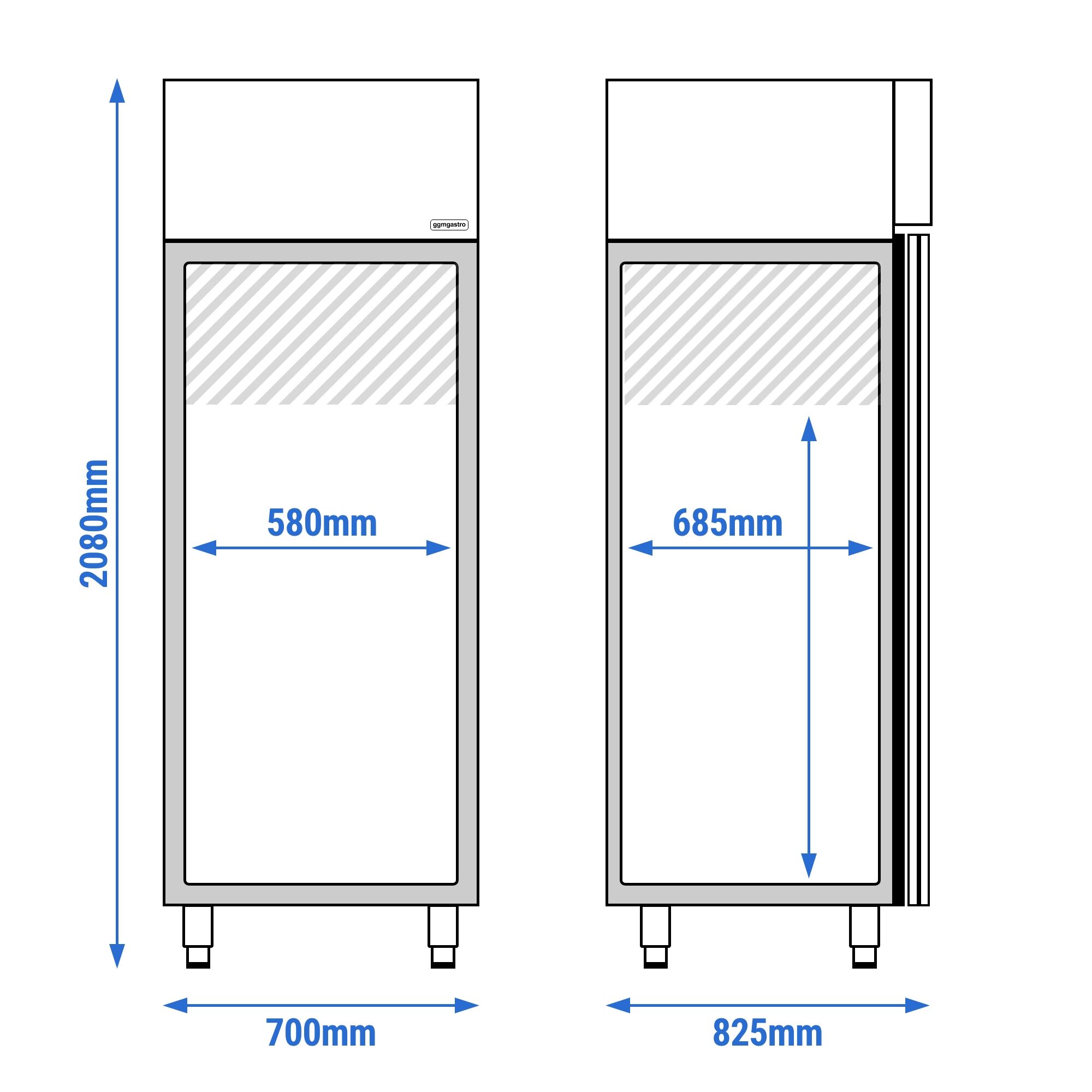 Armoire de fermentation contrôlée - Commande tactile - 20x EN 600x400mm