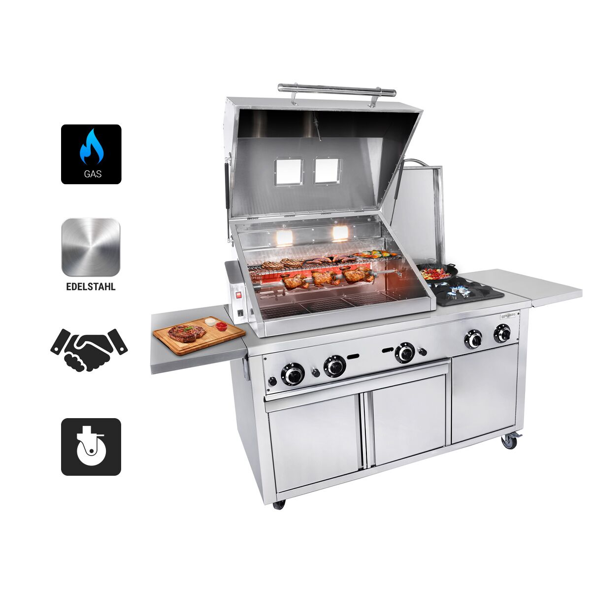 Gas Grillstation - Profi BBQ Küche