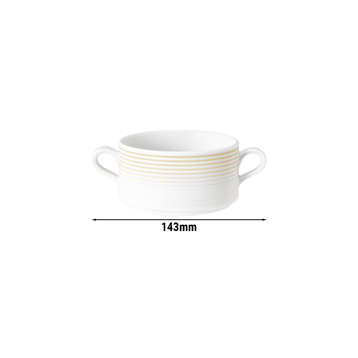 (6 stuks) SELTMANN WEIDEN | Soepkom - 0,27 liter - Zandbeige