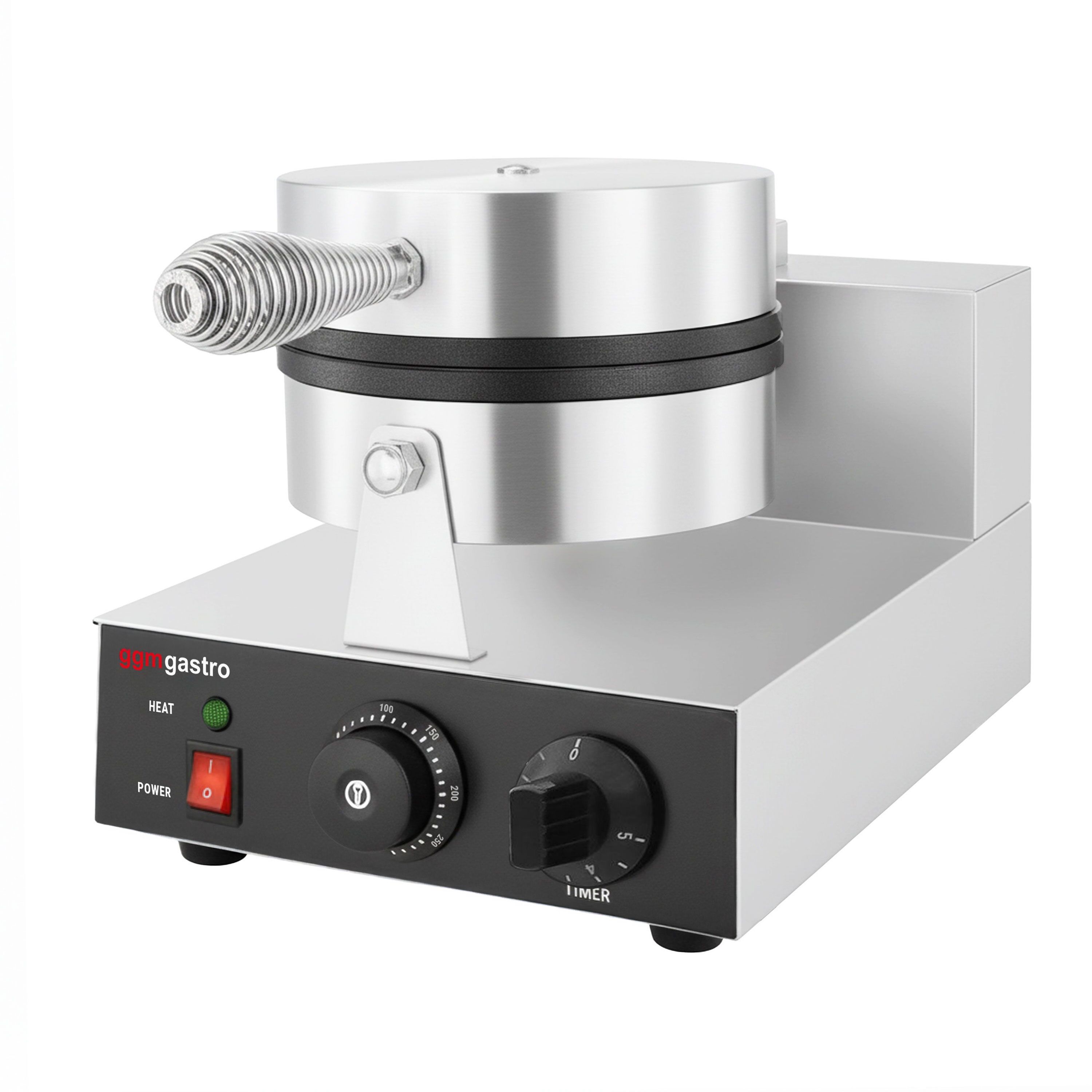 Gaufrier – simple – manuel – 1,3 kW – Forme : Rond – Ø 180 mm