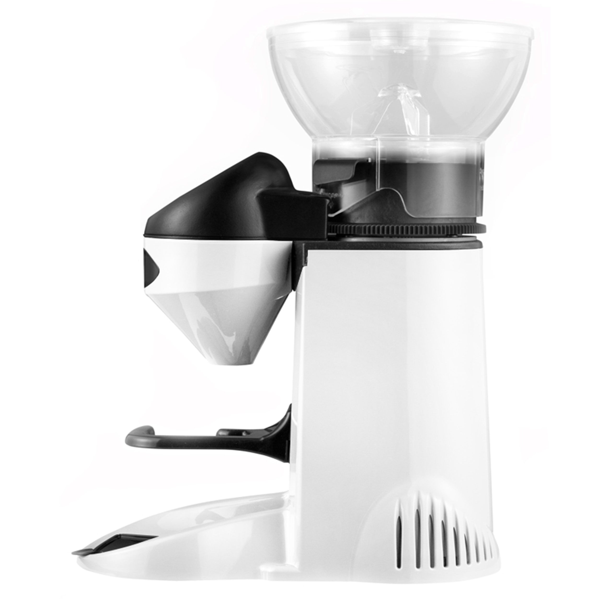 Commercial Coffee Grinder - 1kg - 77dB - with Dispenser (Doser) - White