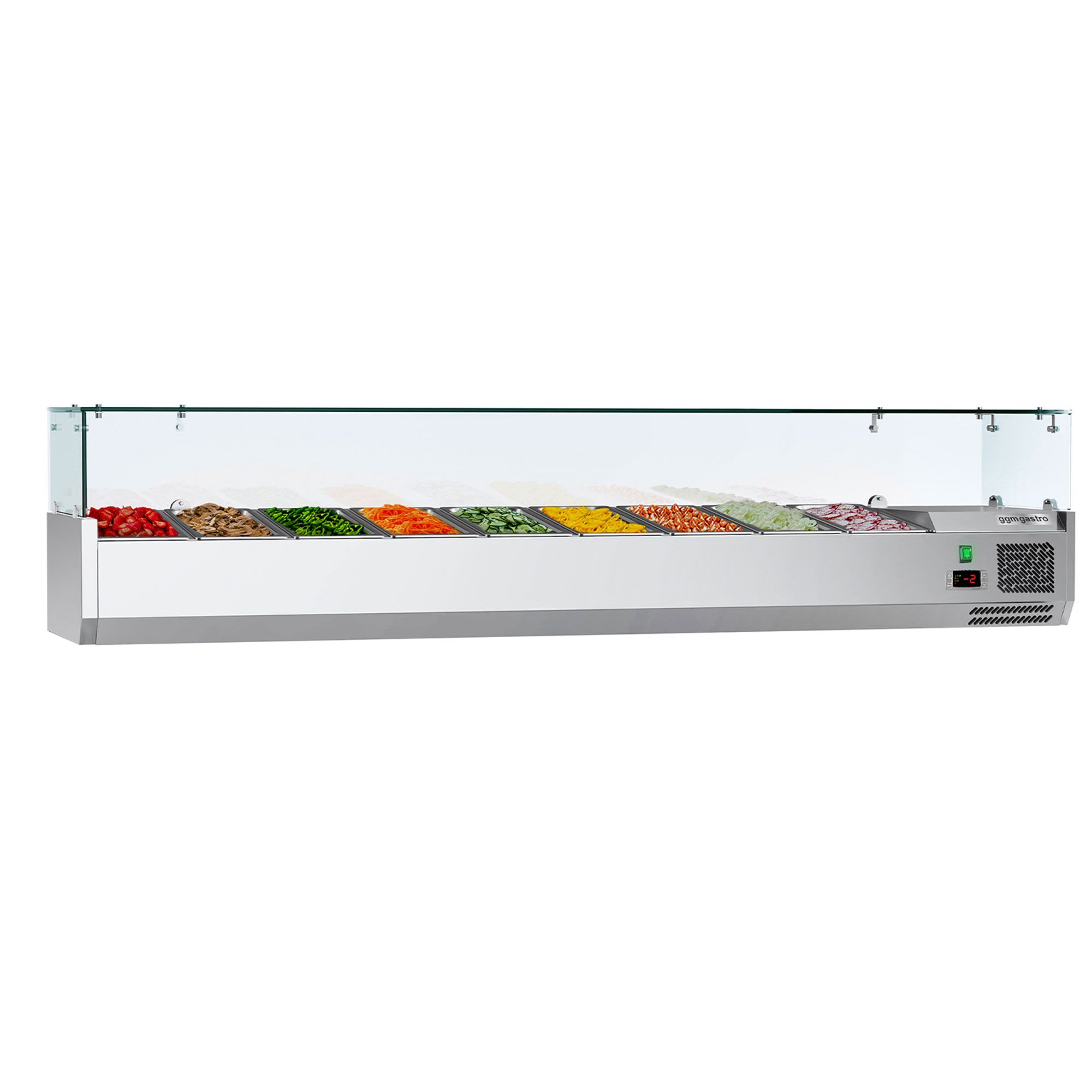Vitrine Réfrigérée à Ingrédients ECO - 2000x395mm - 9x GN 1/3