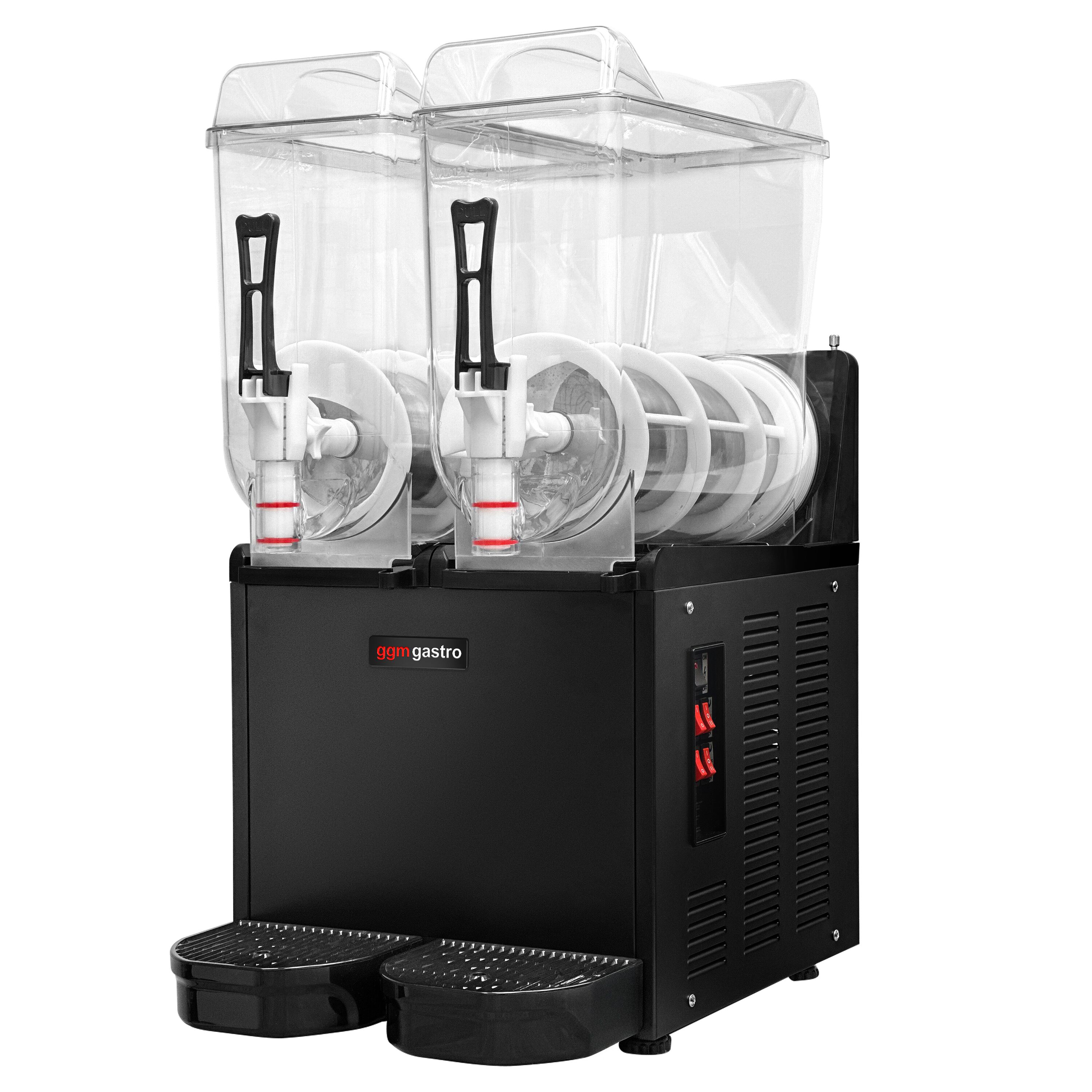 Commercial Slush Machine - 2x 12L - 984W - Black