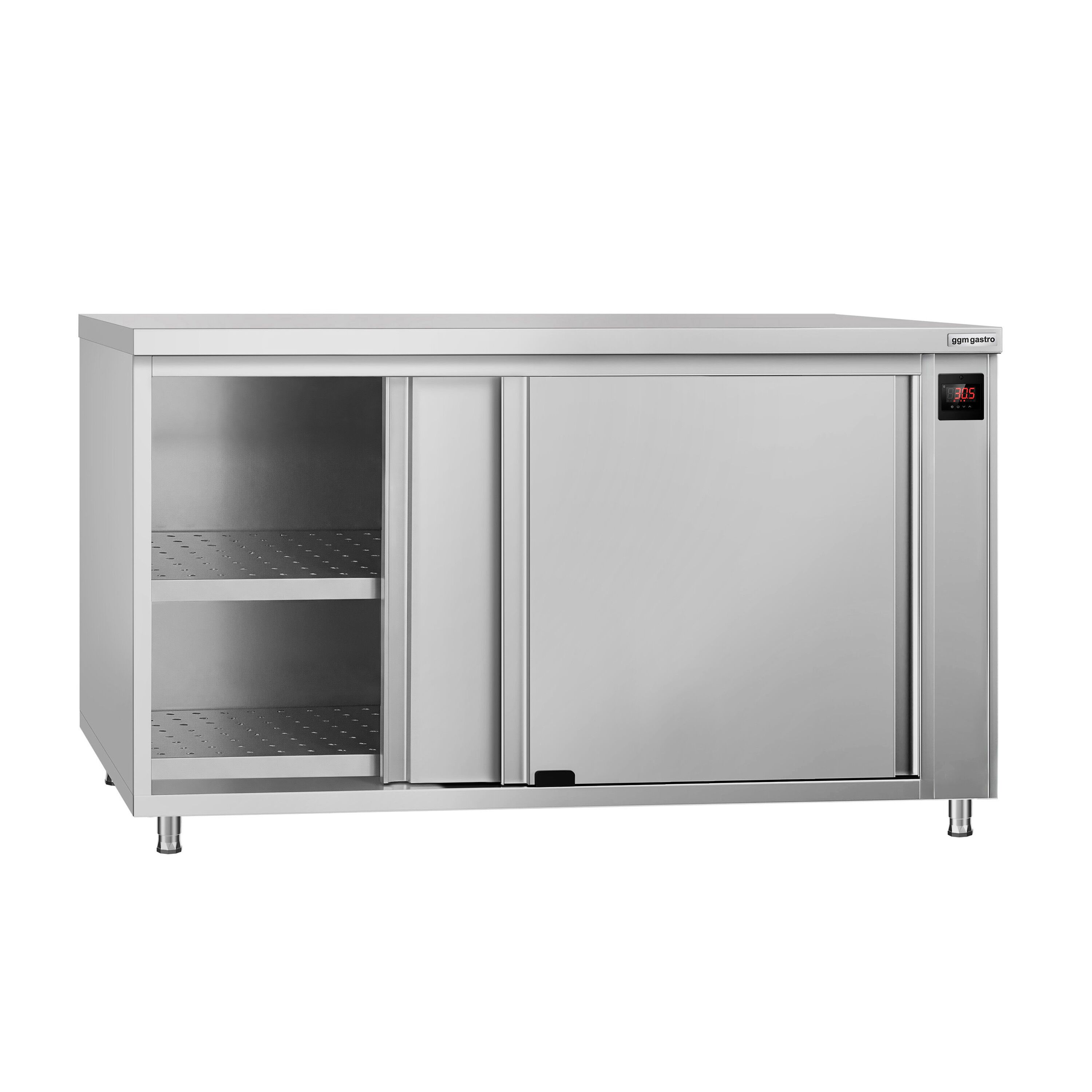 Armoire chauffante professionnelle - 2kW - 1 étagères - 1600x700x870mm