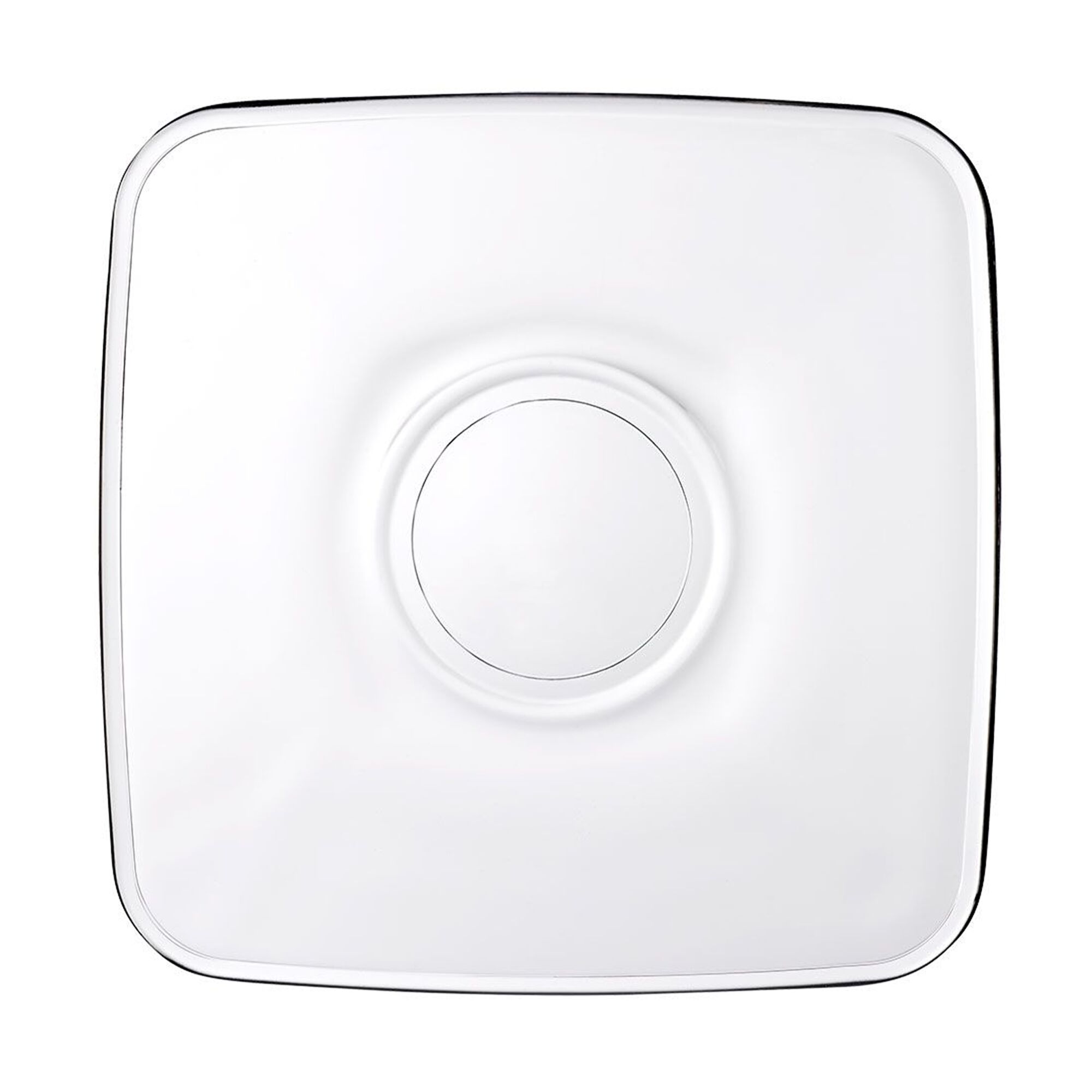(72 pcs) AQUA - Soucoupe à café / thé - Ø102mm - Transparent