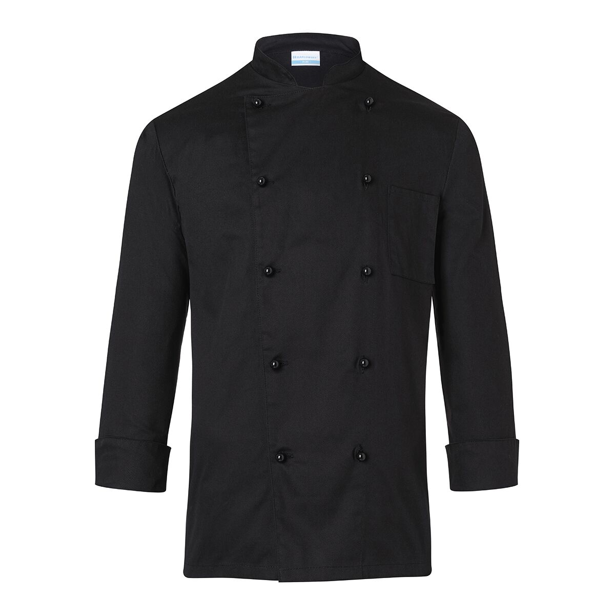(6 pièces) KARLOWSKY | Veste de cuisine Basic - Noir - Taille : 3XL