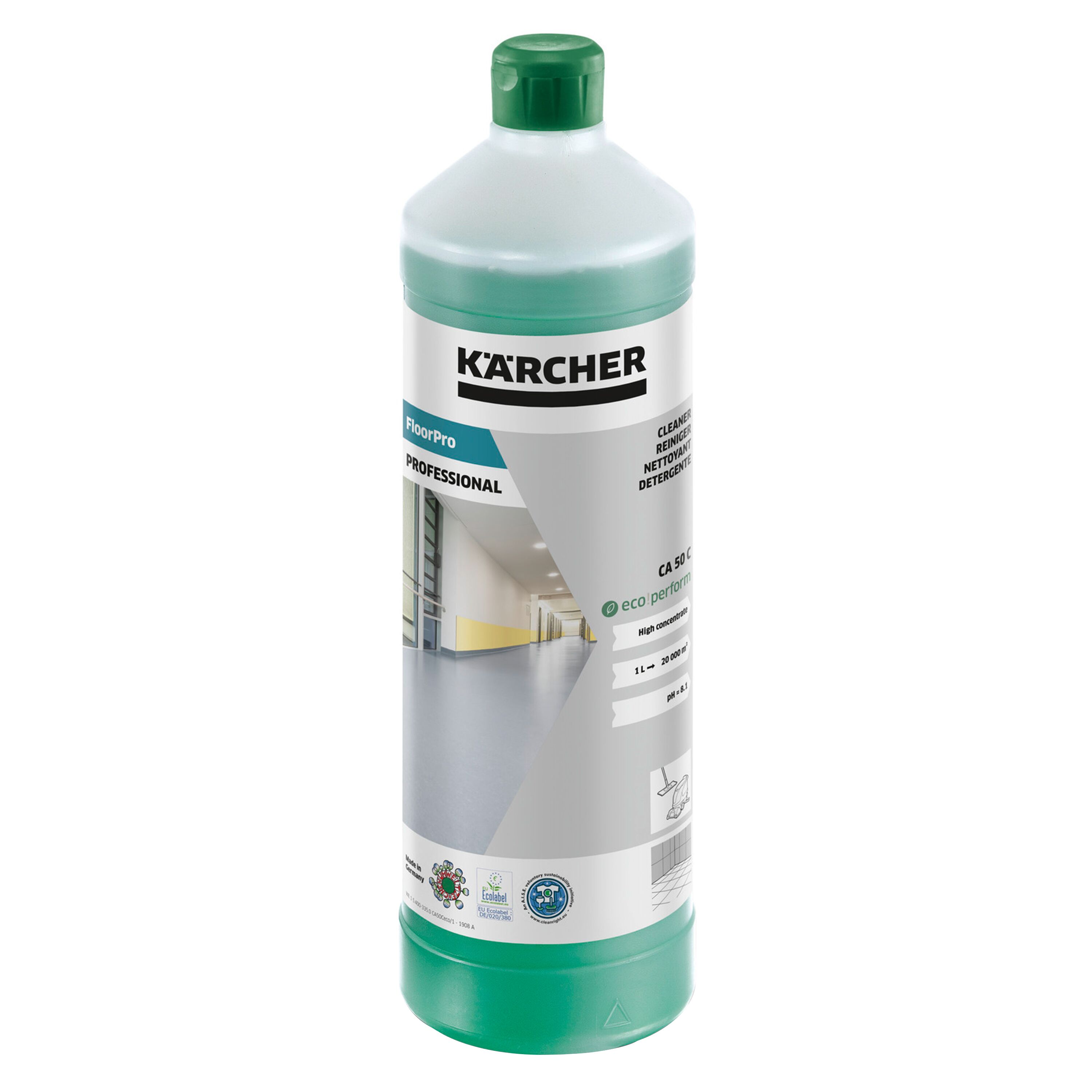 (12 pièces) Kärcher | Nettoyant FloorPro CA 50 C eco!perform - 1 litre