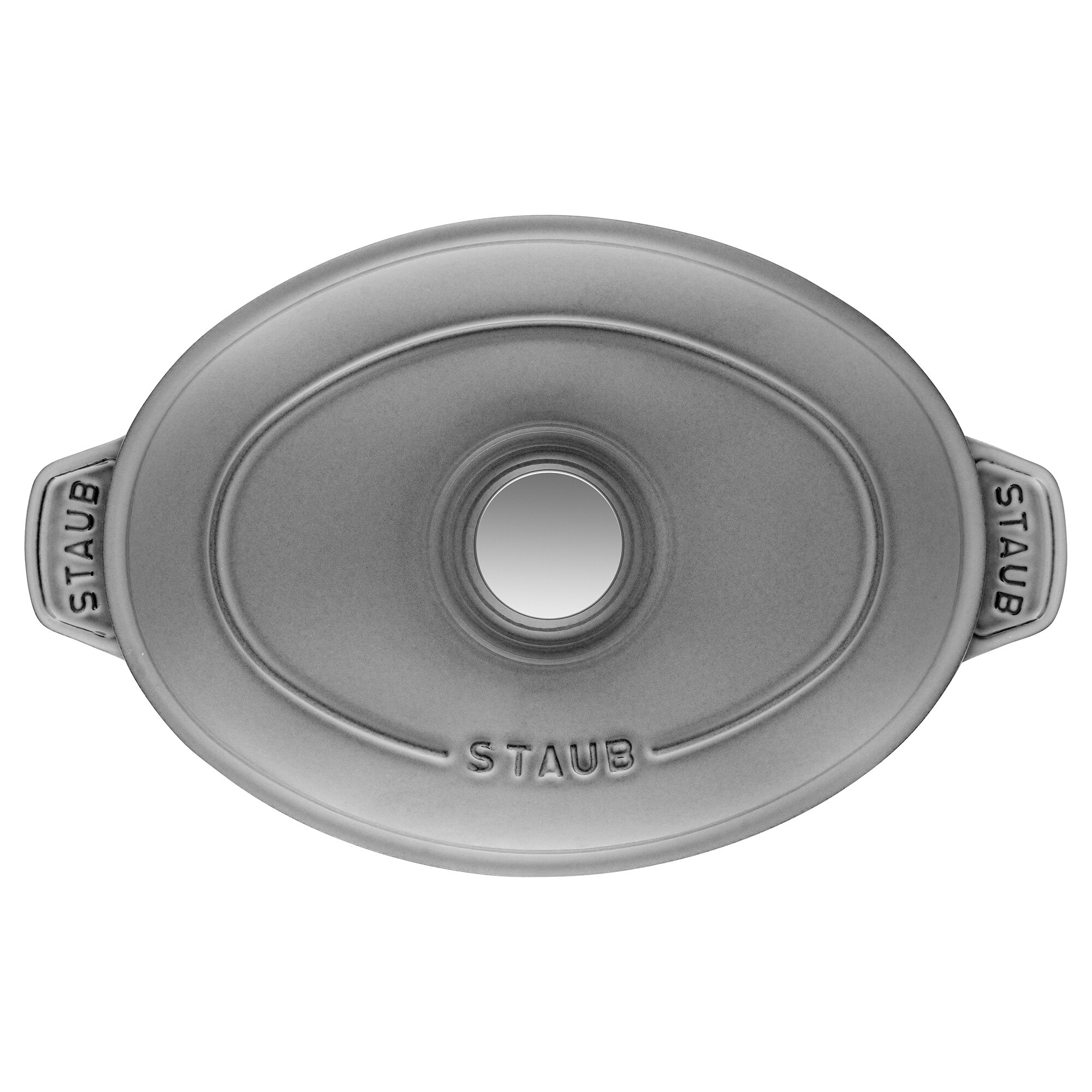STAUB | SPECIALITIES - Ugnsform med lock - oval - 230 mm - gjutjärn - grafitgrå