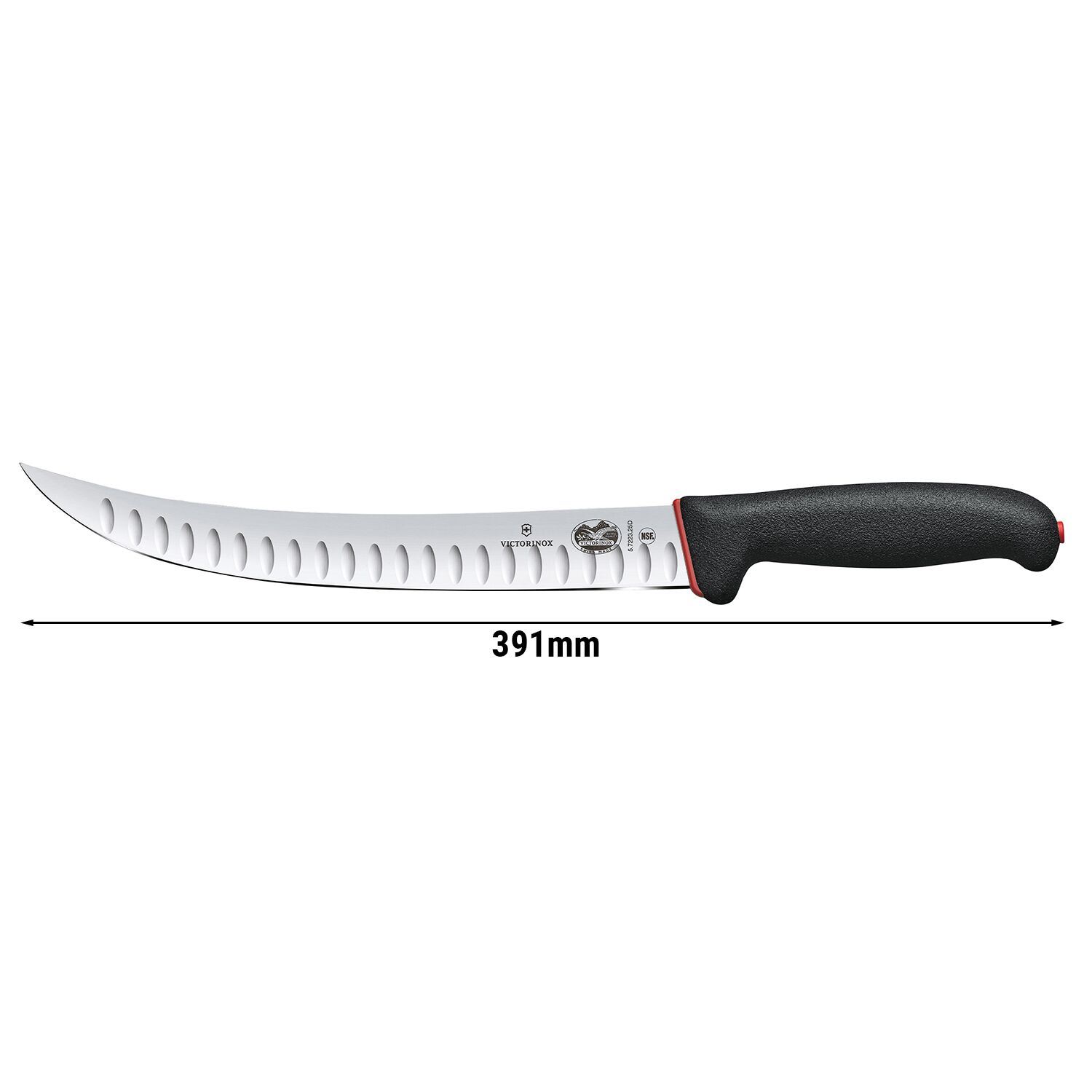 VICTORINOX | Double poignée - Couteau de boucher avec alvéoles - Lame: 250 mm