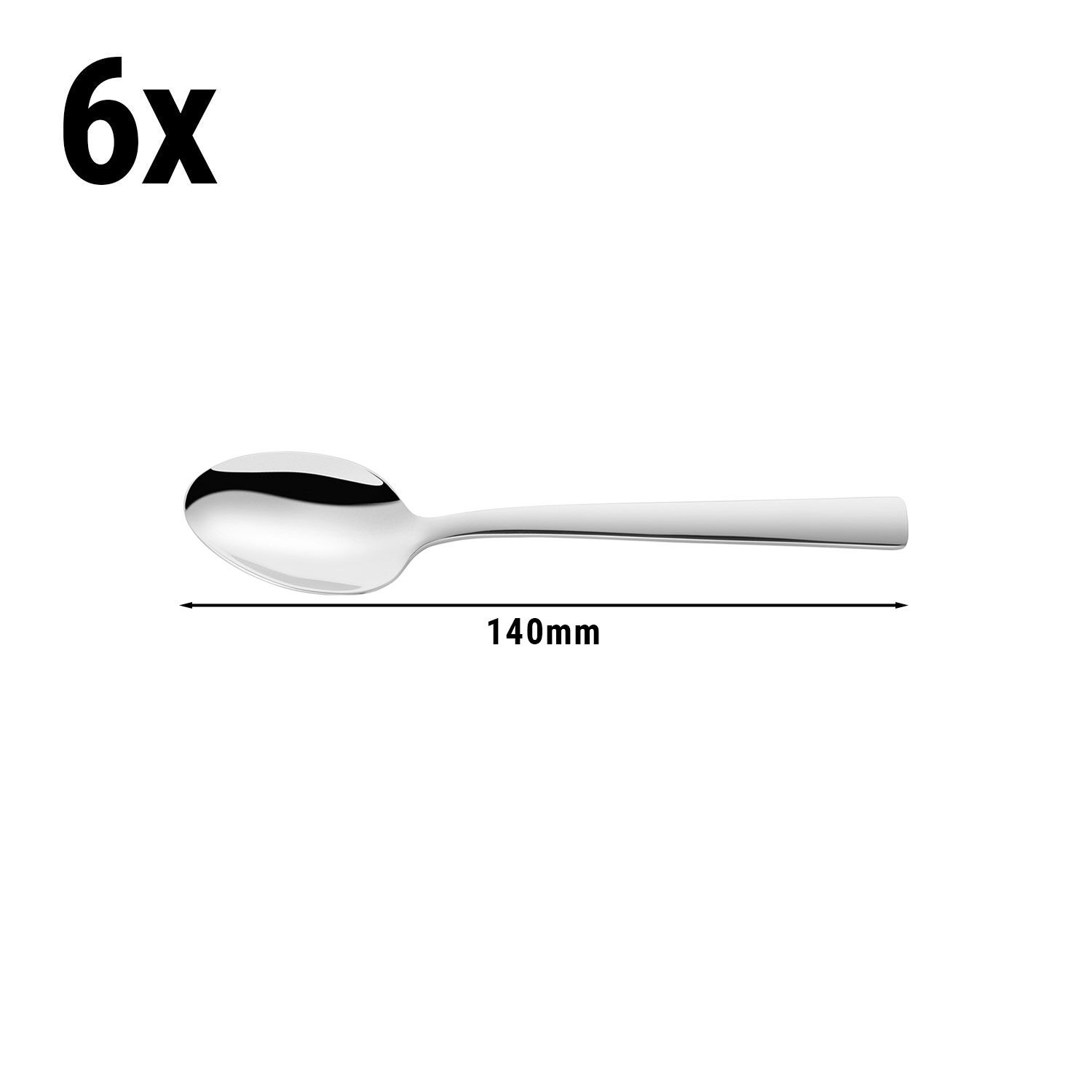 (6) ZWILLING | Dinner Coffee Spoon Set – Teaspoons - 18/10 Stainless Steel