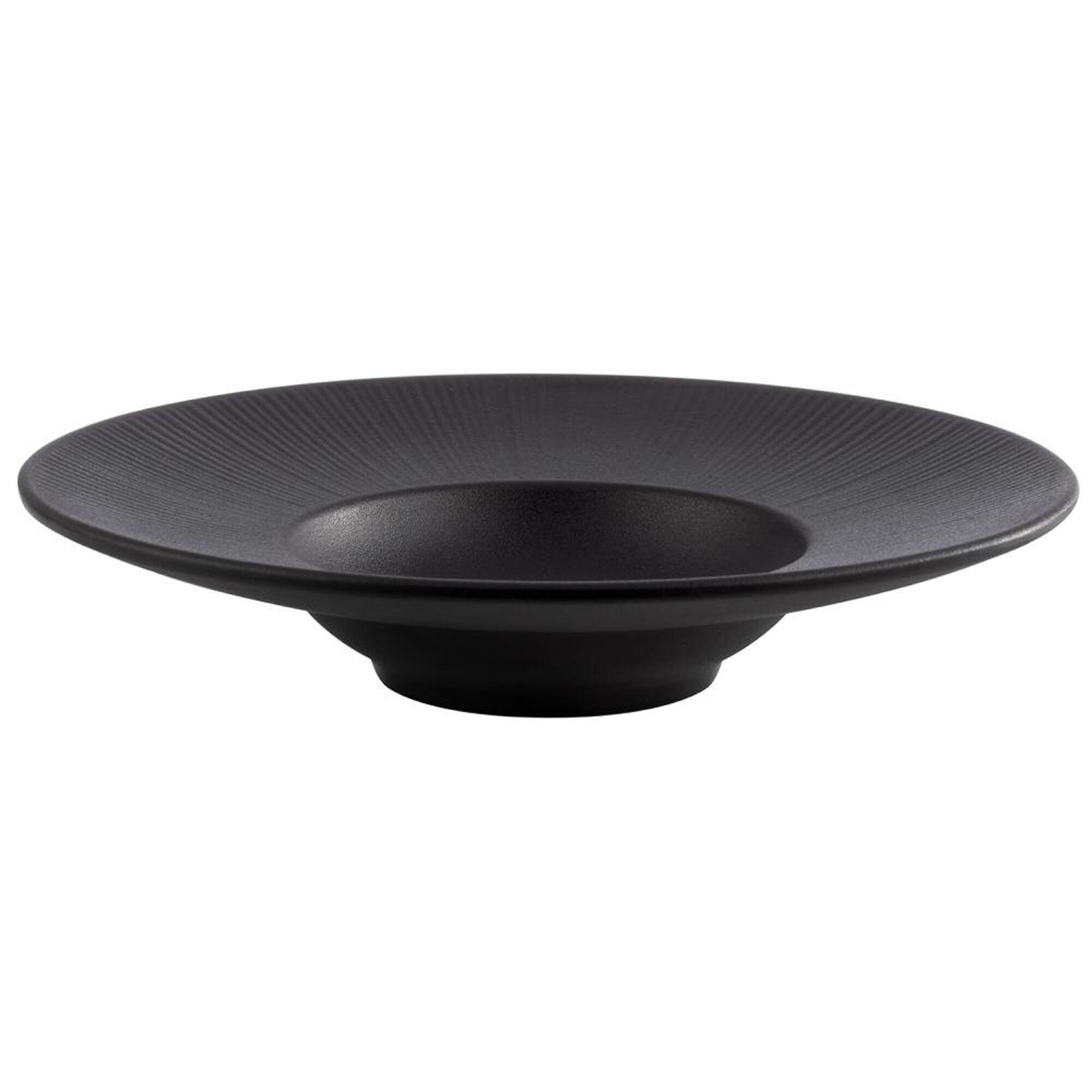 (6 pièces) NERO - Assiette - Creuse - Mélamine - Ø 290 mm