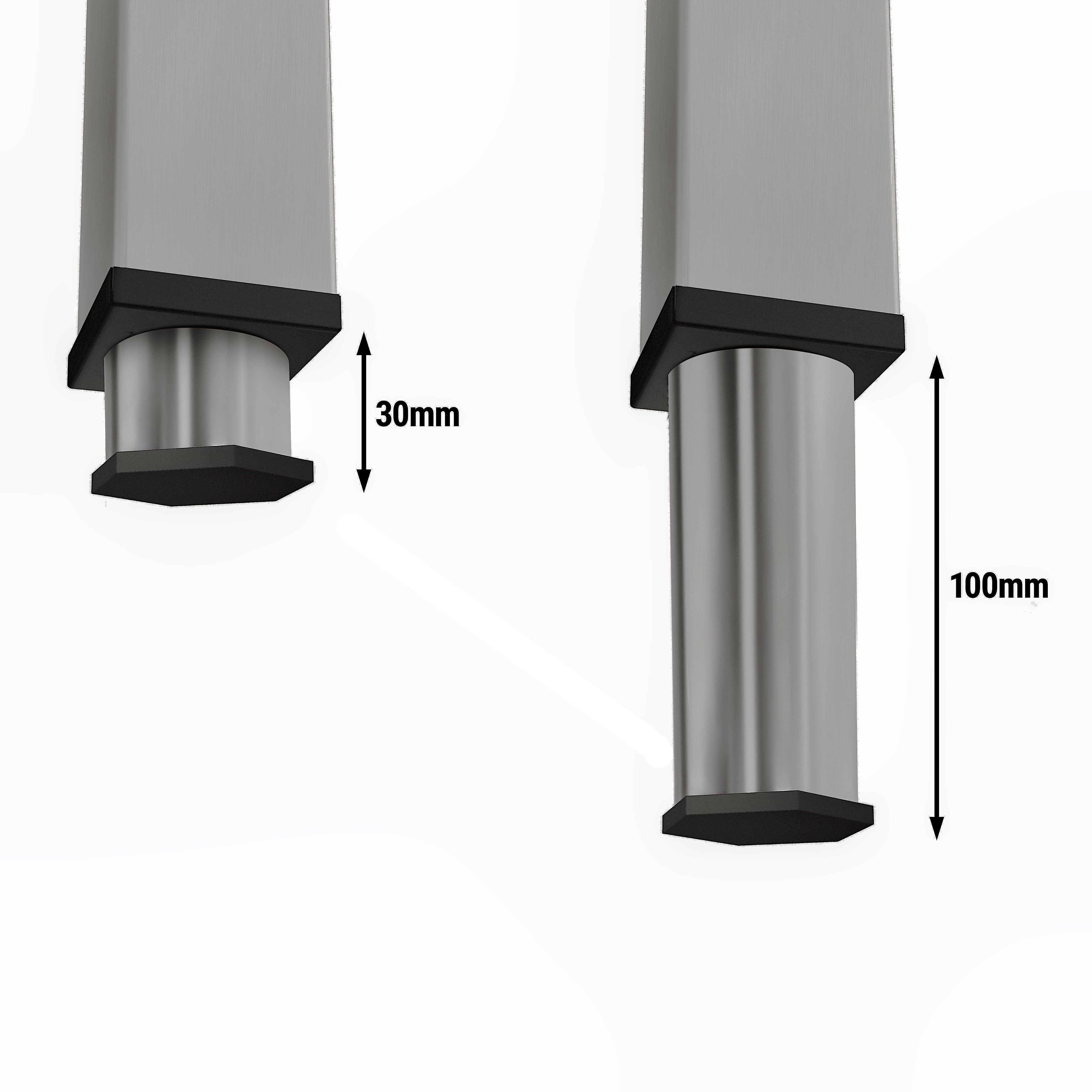 Table de travail en inox ECO – 600 × 700 mm – avec tablette inférieure