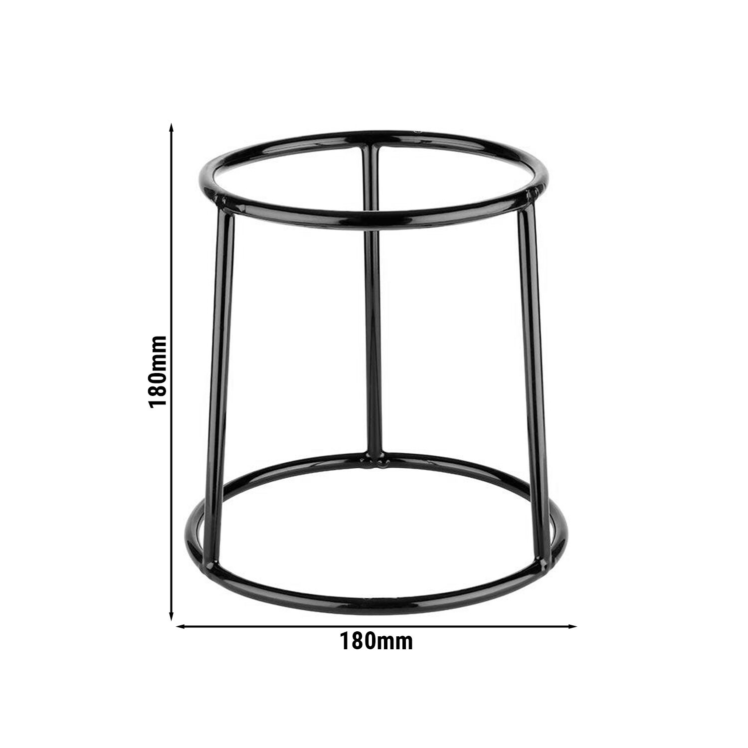 Support de buffet - MULTI ROUND - Métal - Rond - Hauteur : 180 mm