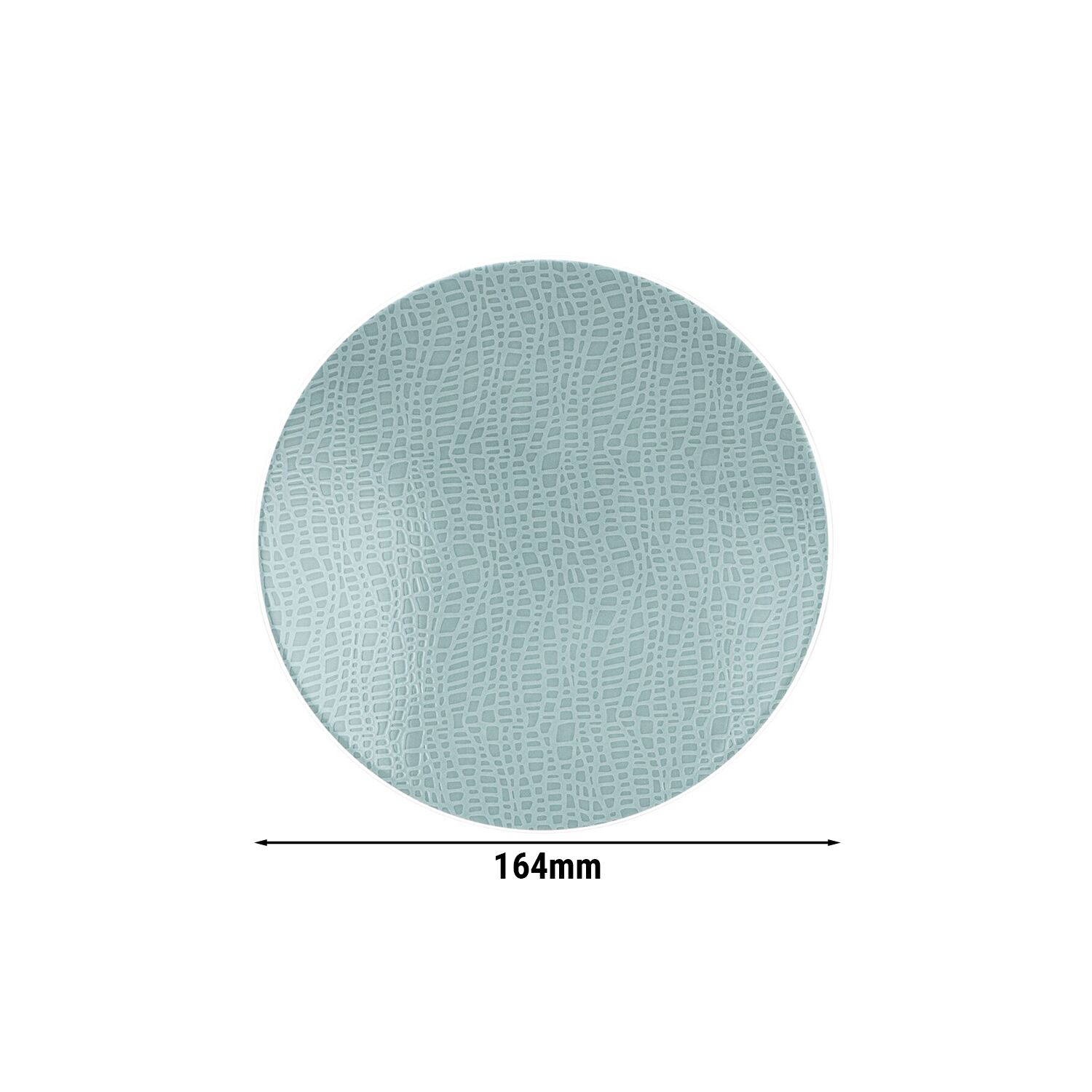 (6 pièces) SELTMANN WEIDEN | Assiette coupe – plate – Ø 165 mm – Turquoise