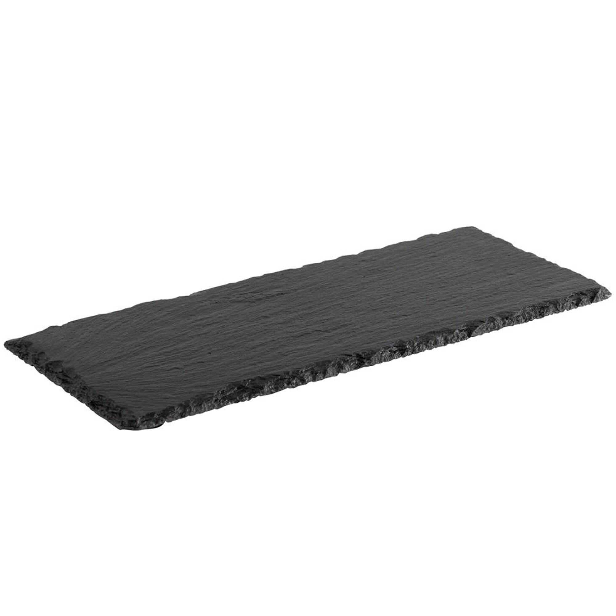 (6 pcs) Plateau en ardoise naturelle - 300x120mm