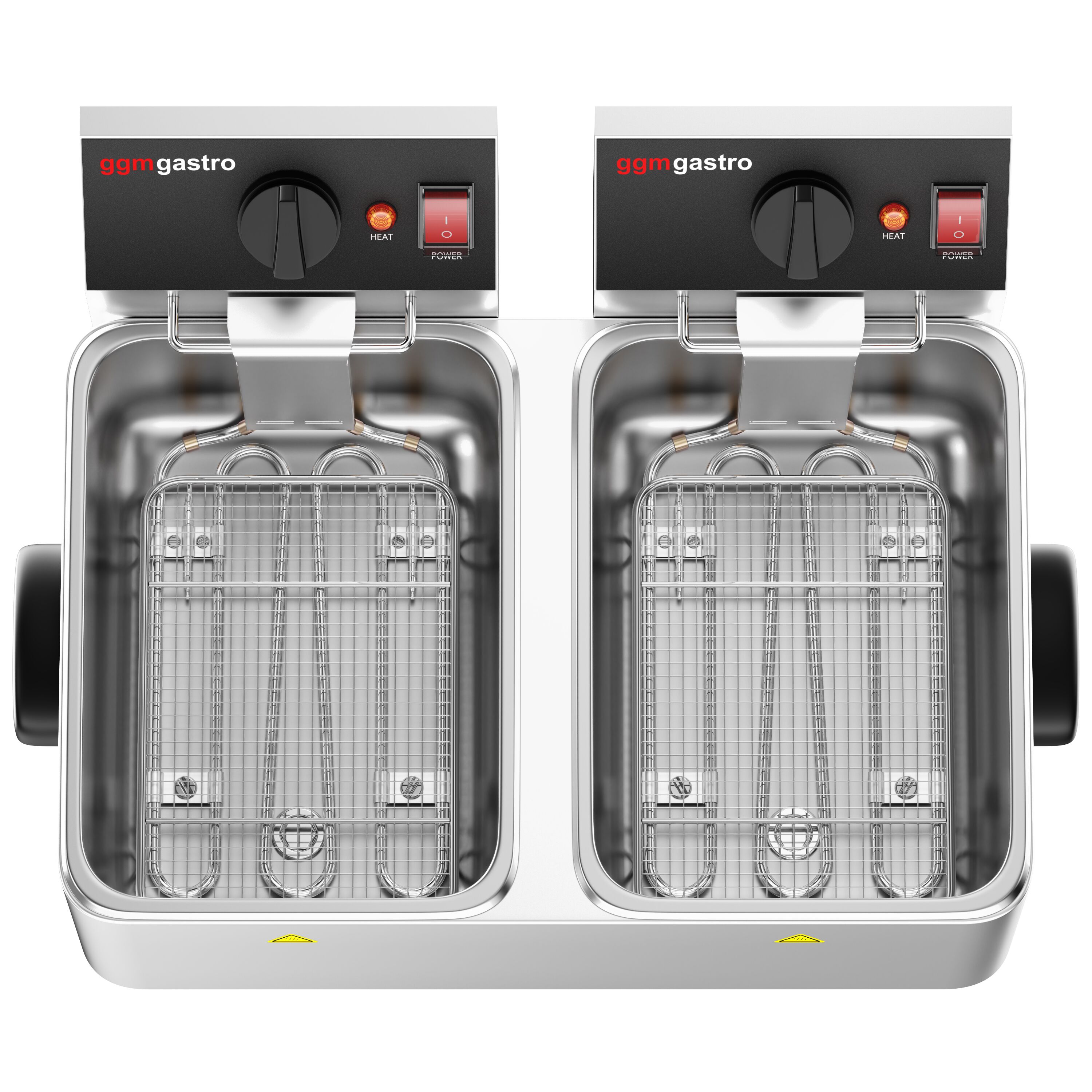 Friteuse électrique double – 4+4 litres – 5 kW