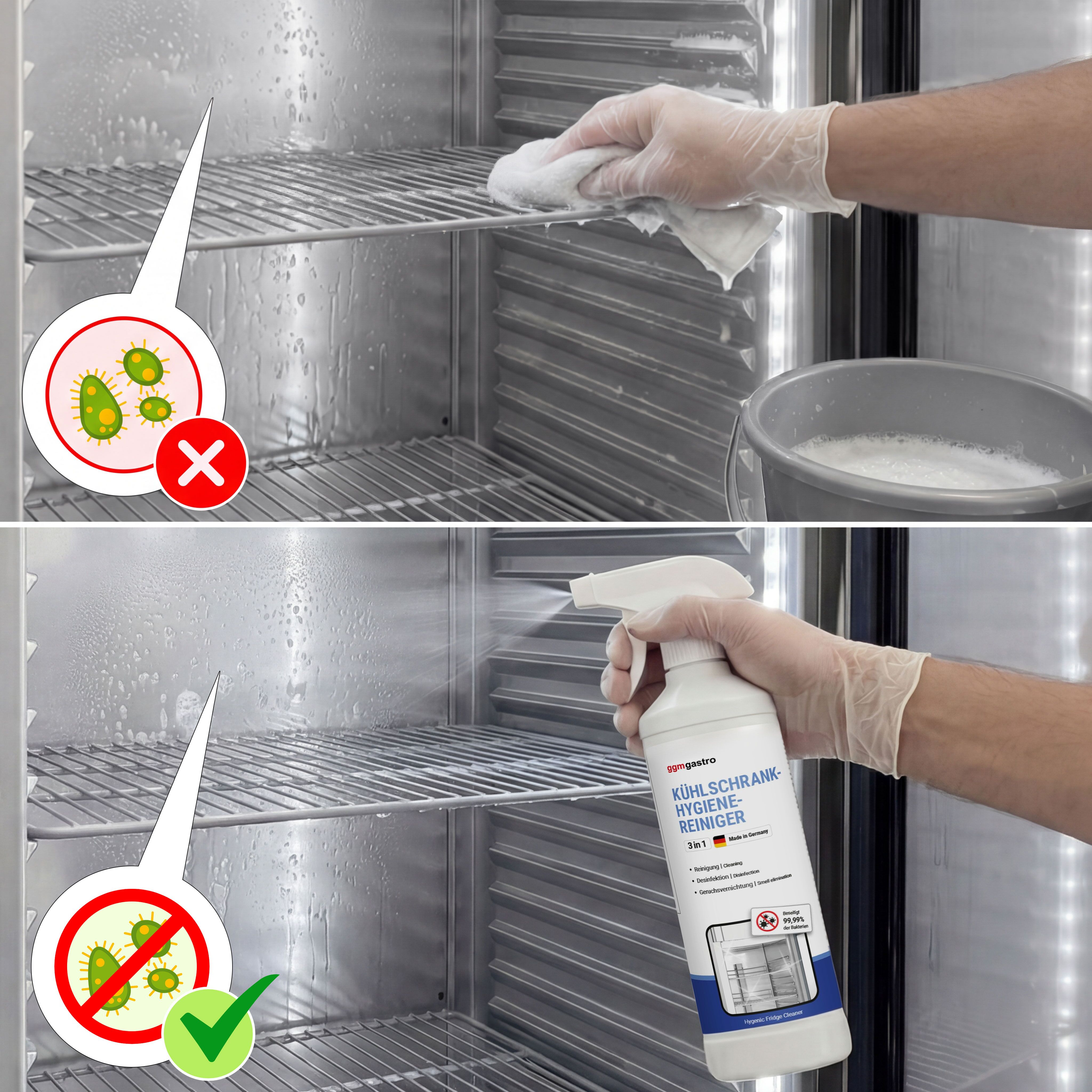 Nettoyant hygiénique pour réfrigérateurs - 500 ml