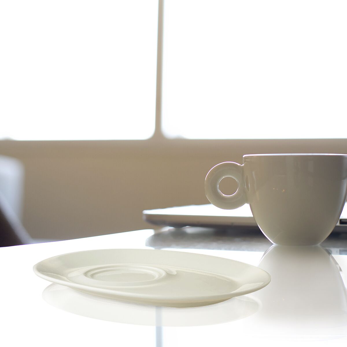 (6 pièces) LUX – Sous-tasse/assiette Maastricht – 235 × 180 mm – Ivoire