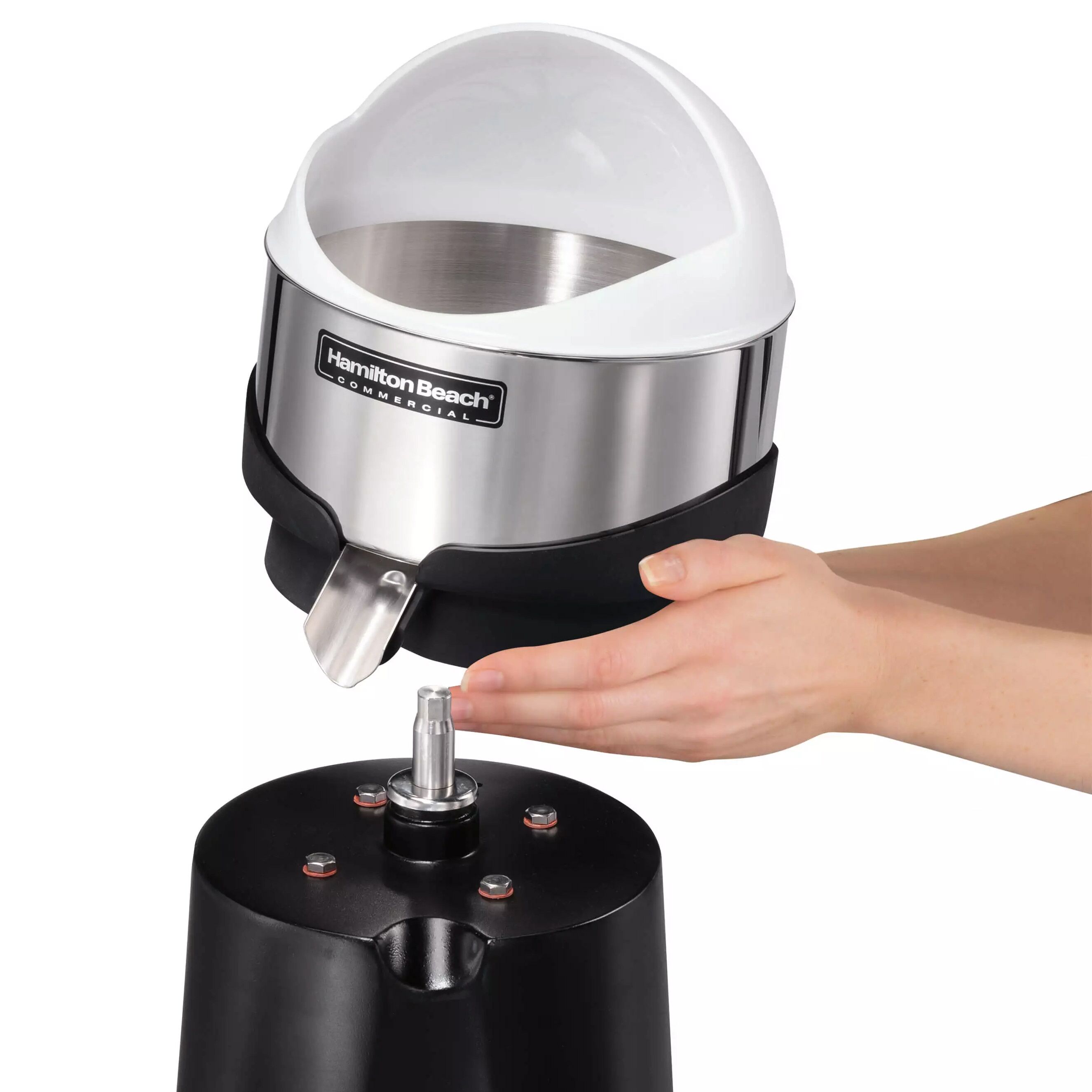 HAMILTON BEACH | Commercial Electric Fruit Juicer – FreshMark HCJ967 – 250 W – 3 Reamers