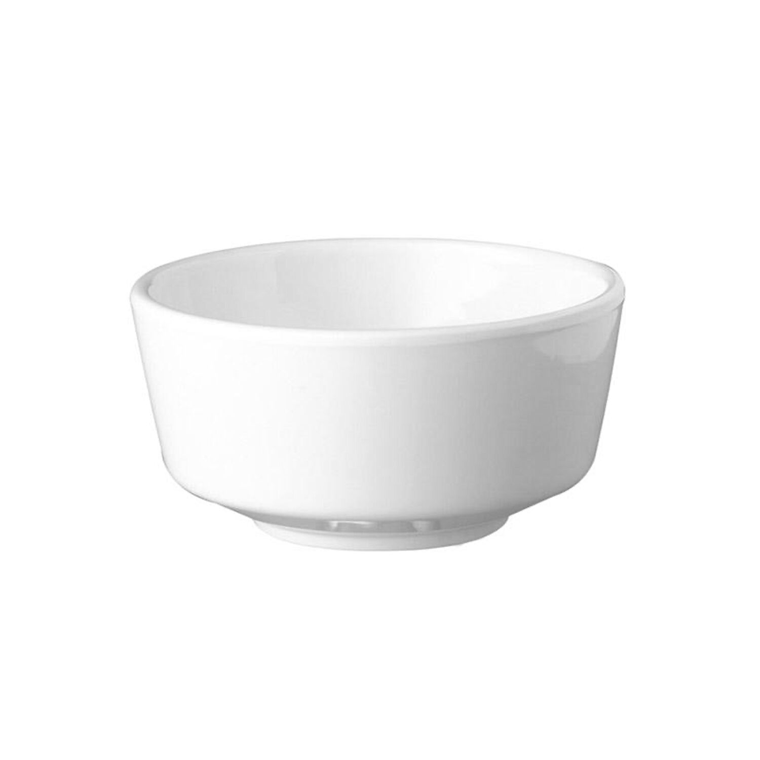 (6 pcs) Coupe - FLOAT - Mélamine - 0,45L - Ø 130mm - Profondeur : 65mm - Blanc