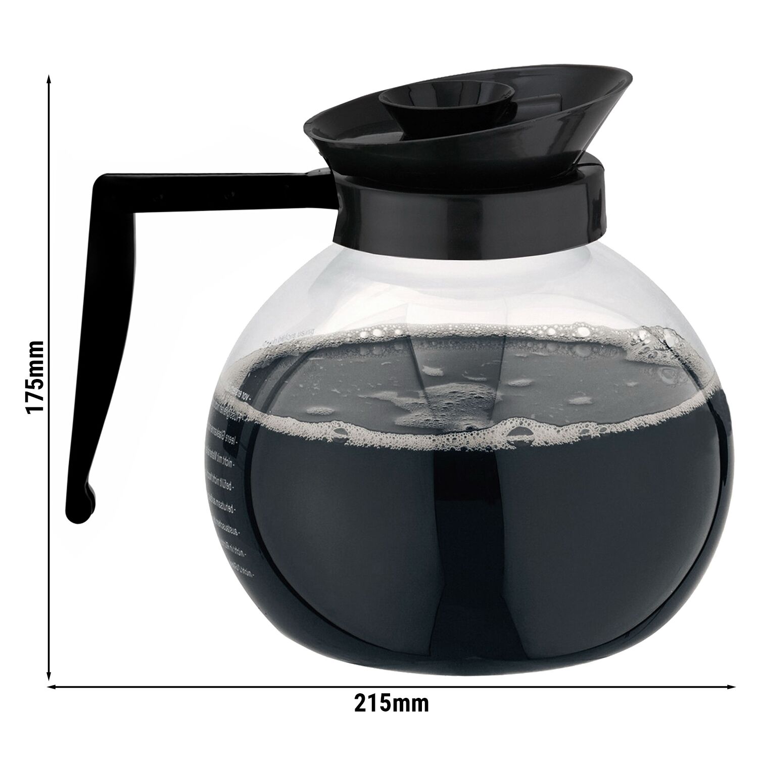 Verseuse à café en verre - 1,8L - compatible FKMT18E, FKMT18D, FKMST18D & FKMST18E