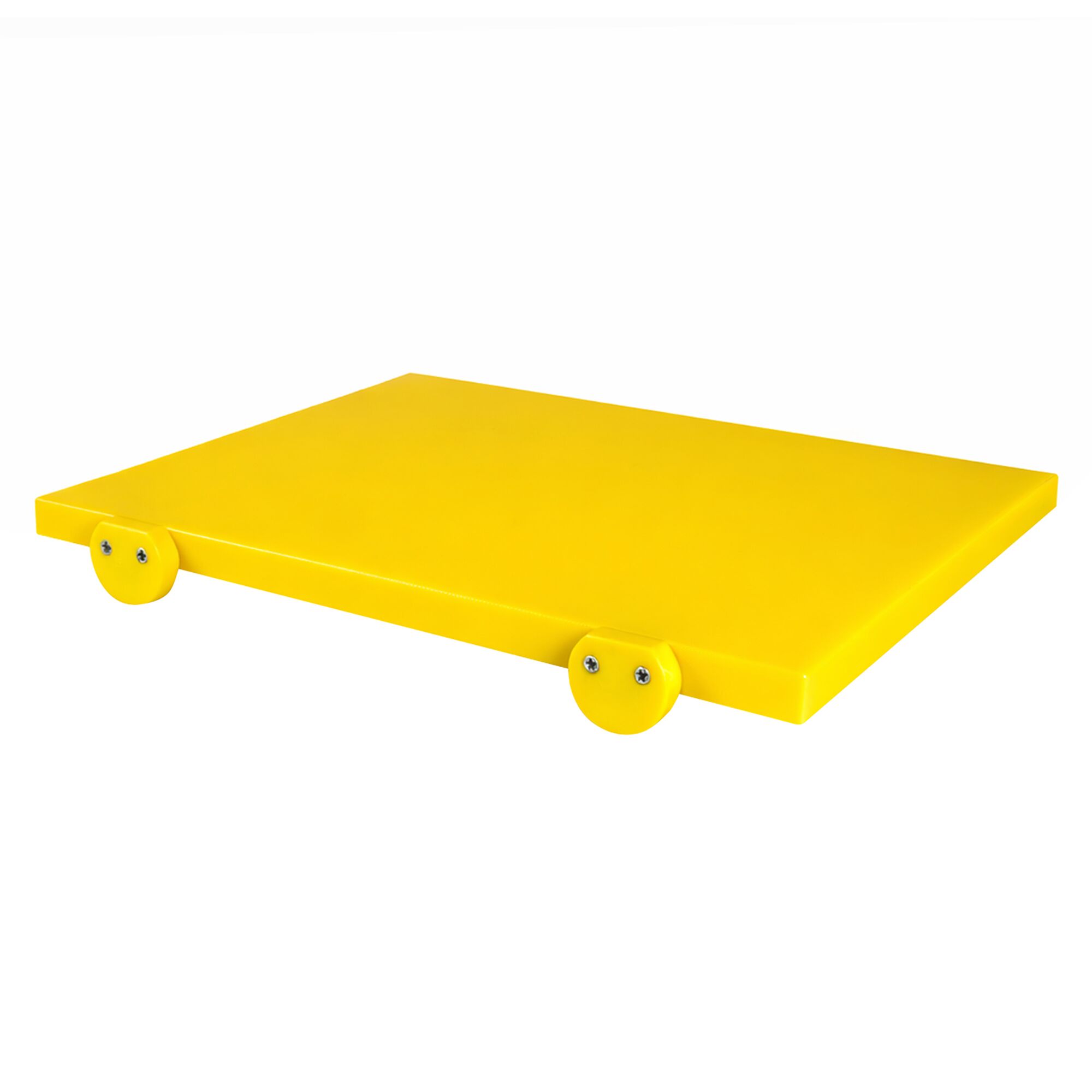 Planche à découper antidérapante avec butées – format EN 600 × 400 – conforme HACCP – Jaune
