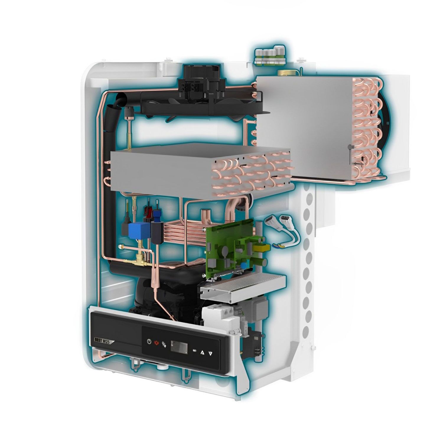 Commercial Wall Mounted Monoblock Cold Room Unit - Monoblock - max. for 44.2 m³ - 2000W