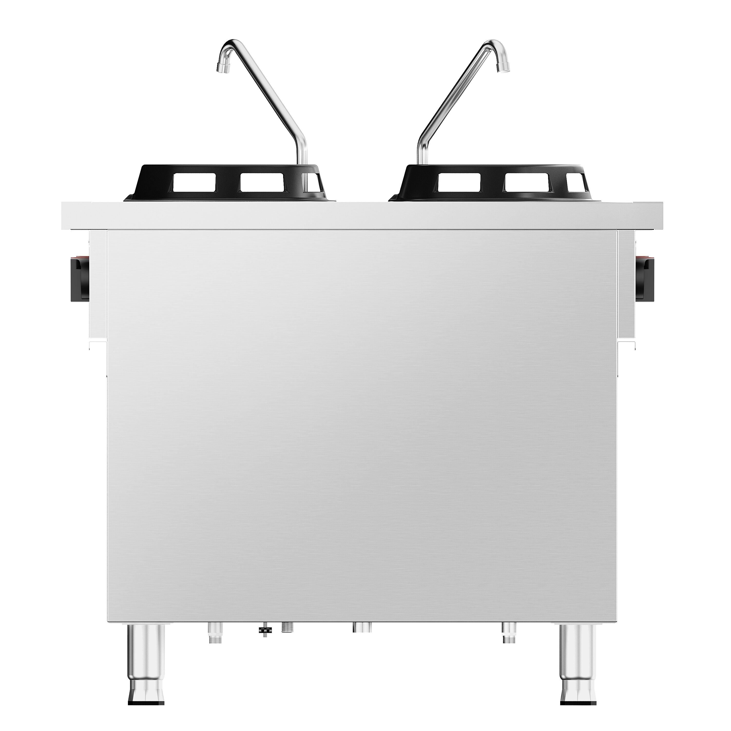Cuisinière Wok à Gaz en Îlot - 60 kW - 4 Brûleurs - incl. 2 Robinets
