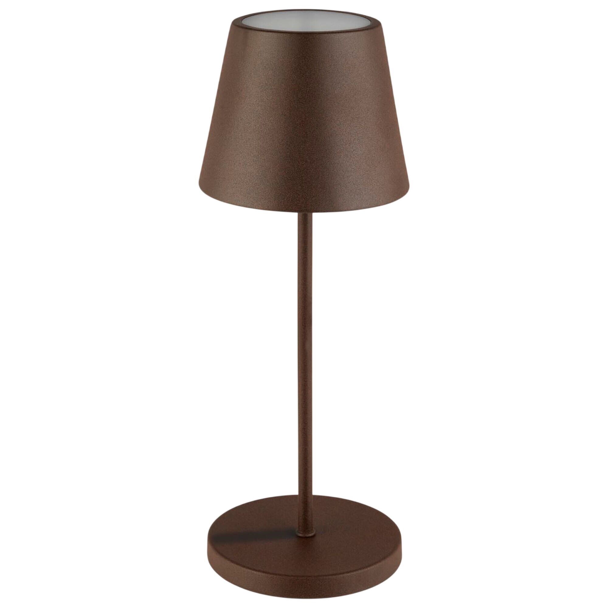 (4 pièces) Lampe de table – MERLE – dimmable en 3 niveaux – Ø 110 mm – Rouille