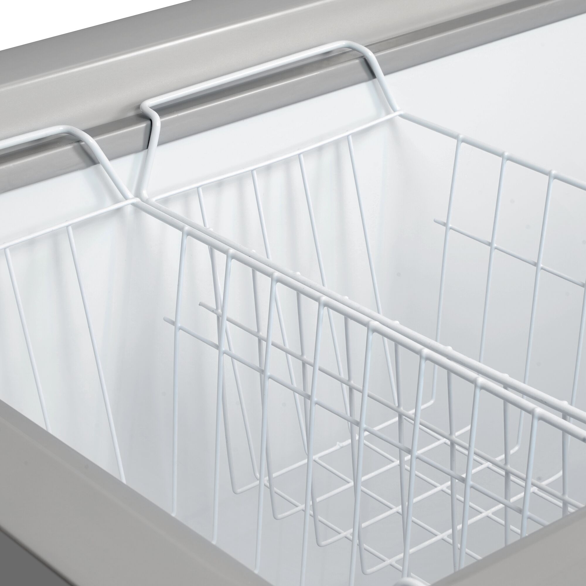 Congélateur coffre - 1500 mm - 466 litres - couvercle en inox - incl. cloison de séparation