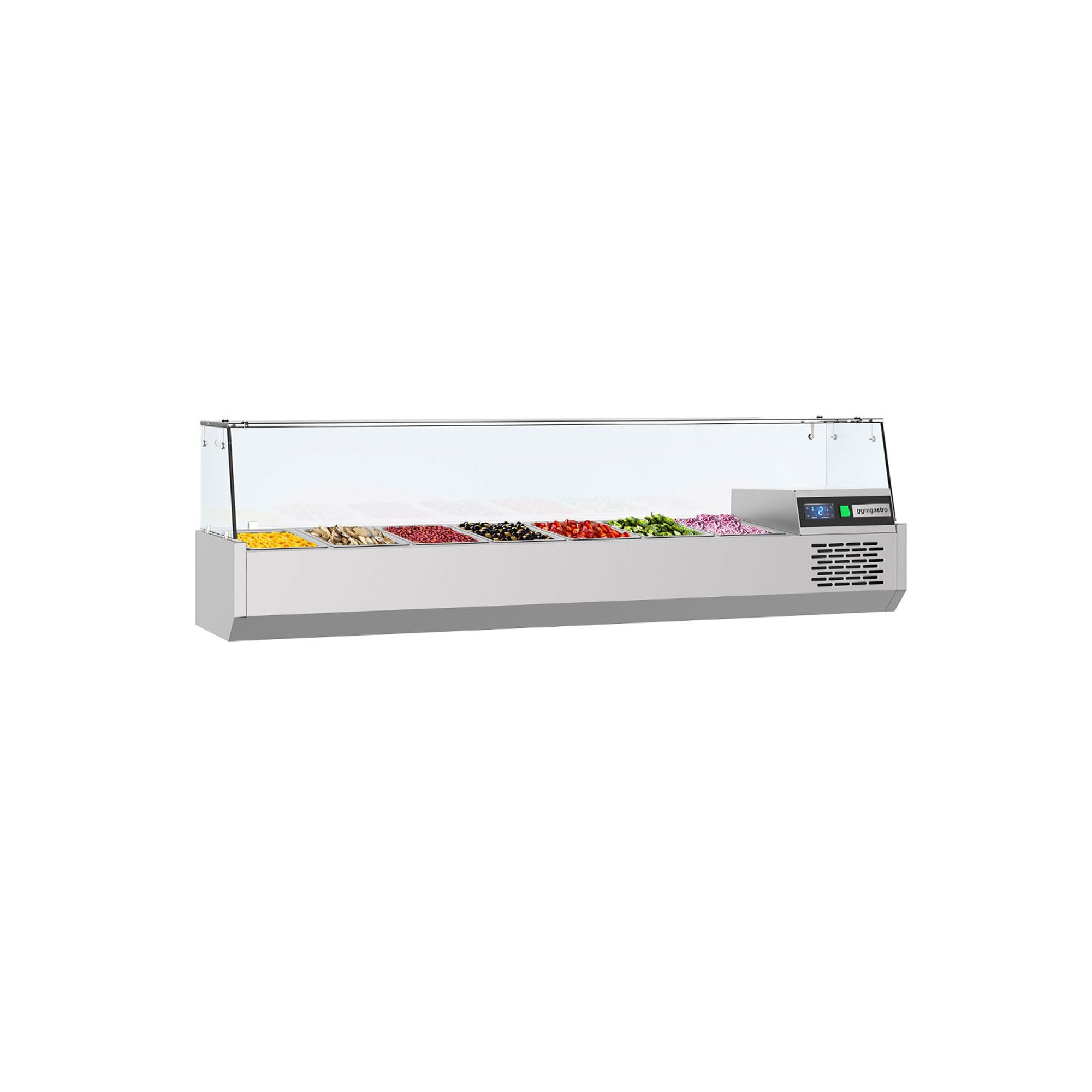 Vitrine Réfrigérée à Ingrédients PREMIUM - 1600x390mm - 6x GN 1/3