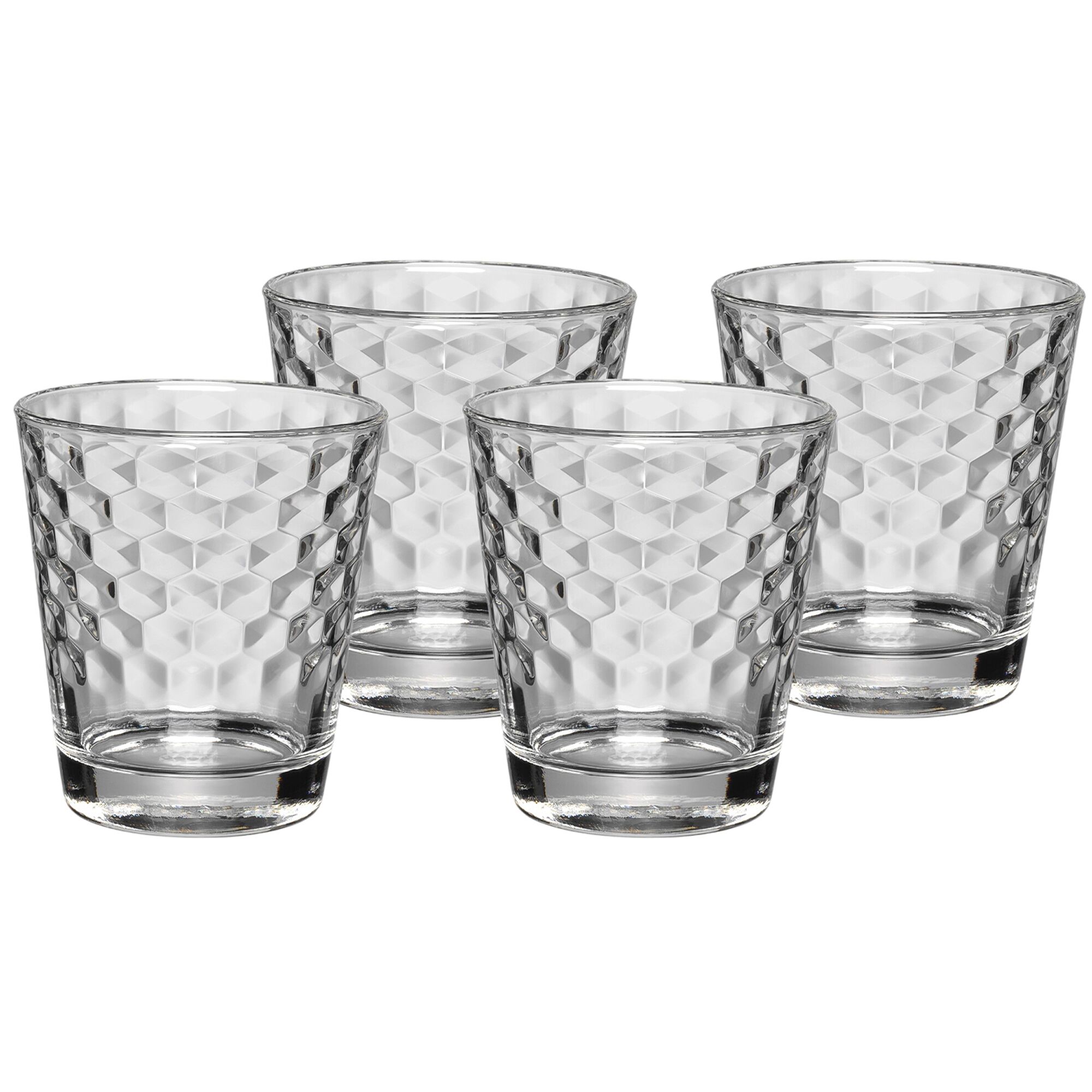 (4 pièces) WMF | Tumbler - Design Honeycomb - 230 ml - non calibré