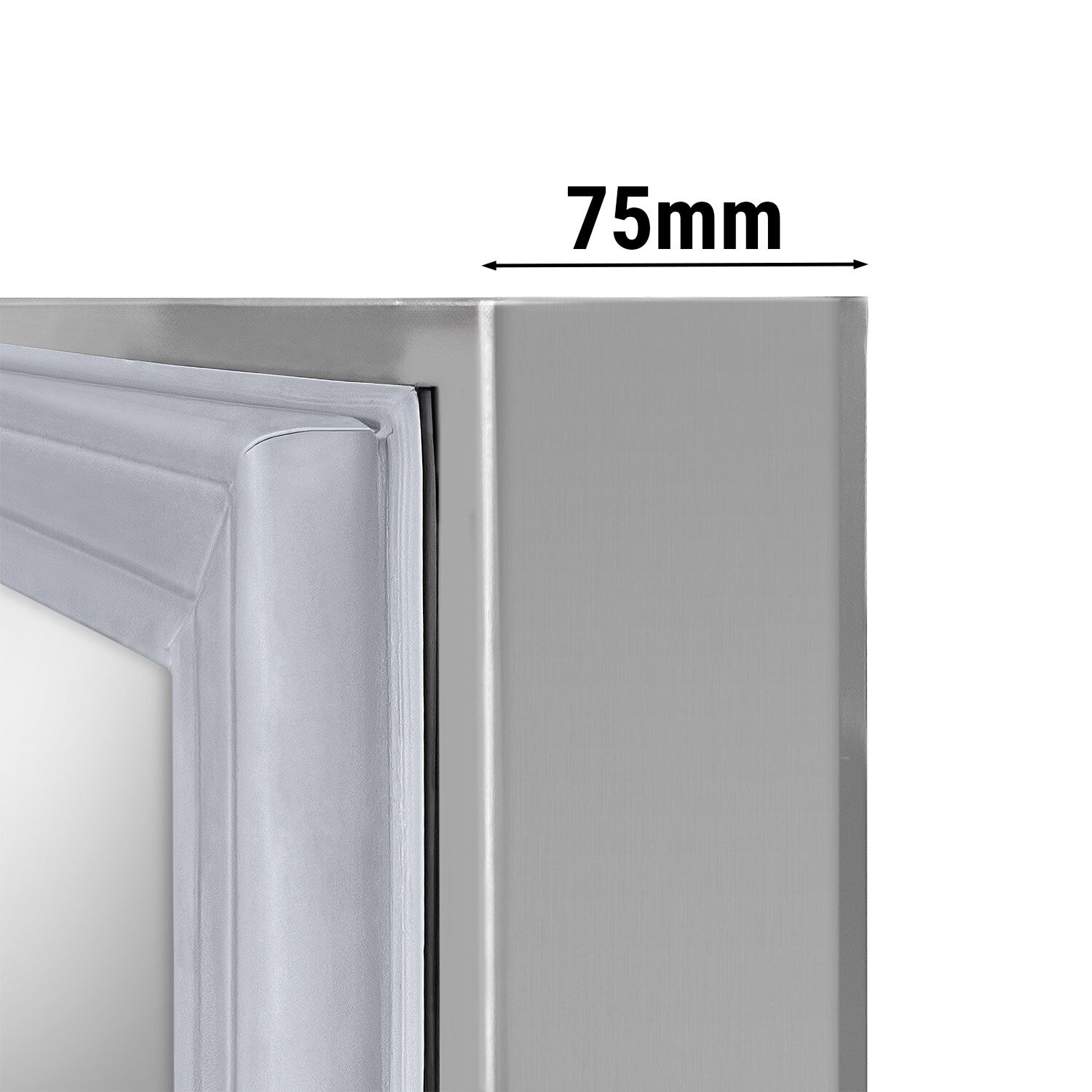 Armoire réfrigérée positive Inox AISI 304 PREMIUM PLUS - GN 2/1 - 560 L - avec 2 portes