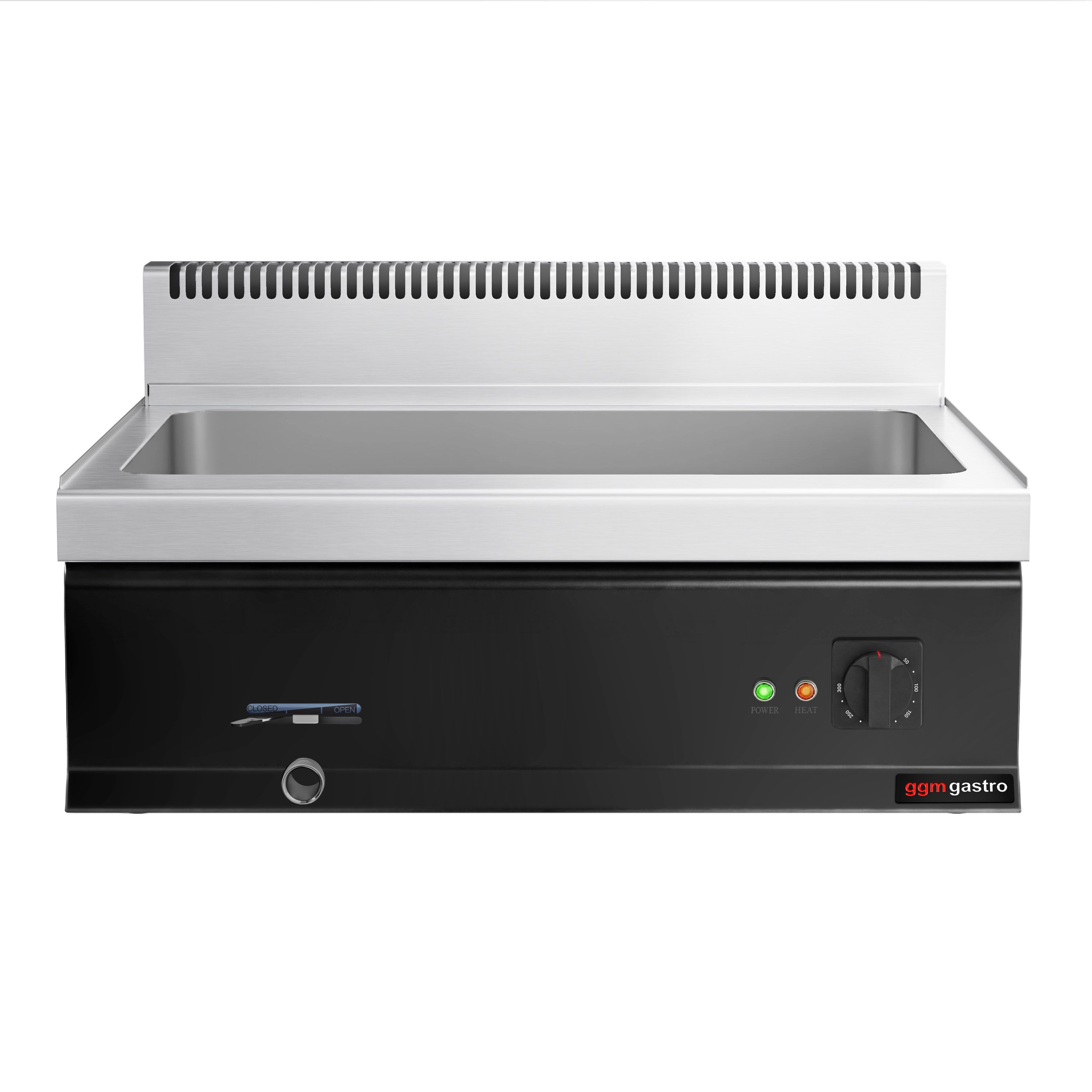 Elektro Bain-Marie - 2,4 kW - 2x GN 1/1 oder 4x GN 1/2