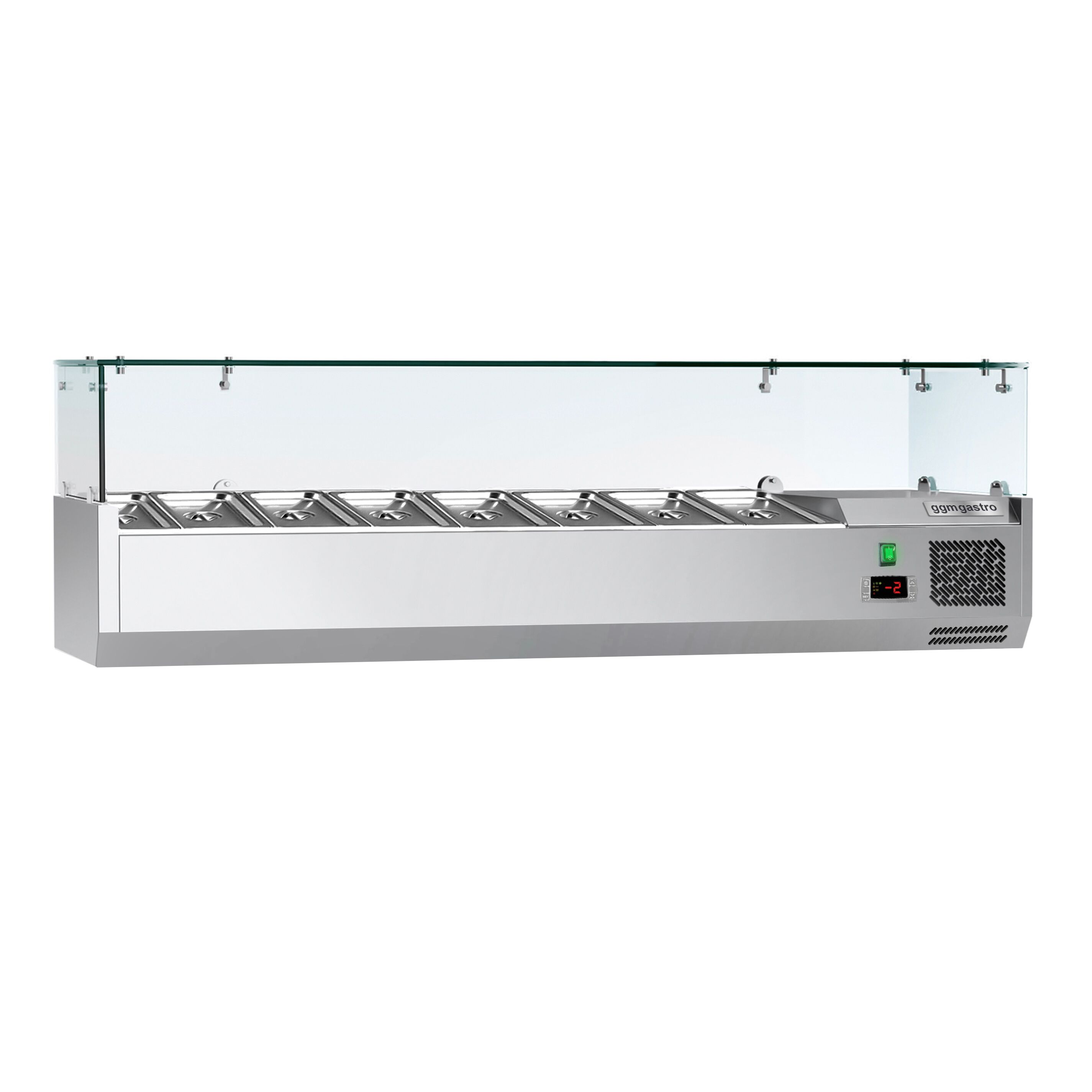 Vitrine Réfrigérée à Ingrédients ECO - 1600x335mm - 7x GN 1/4