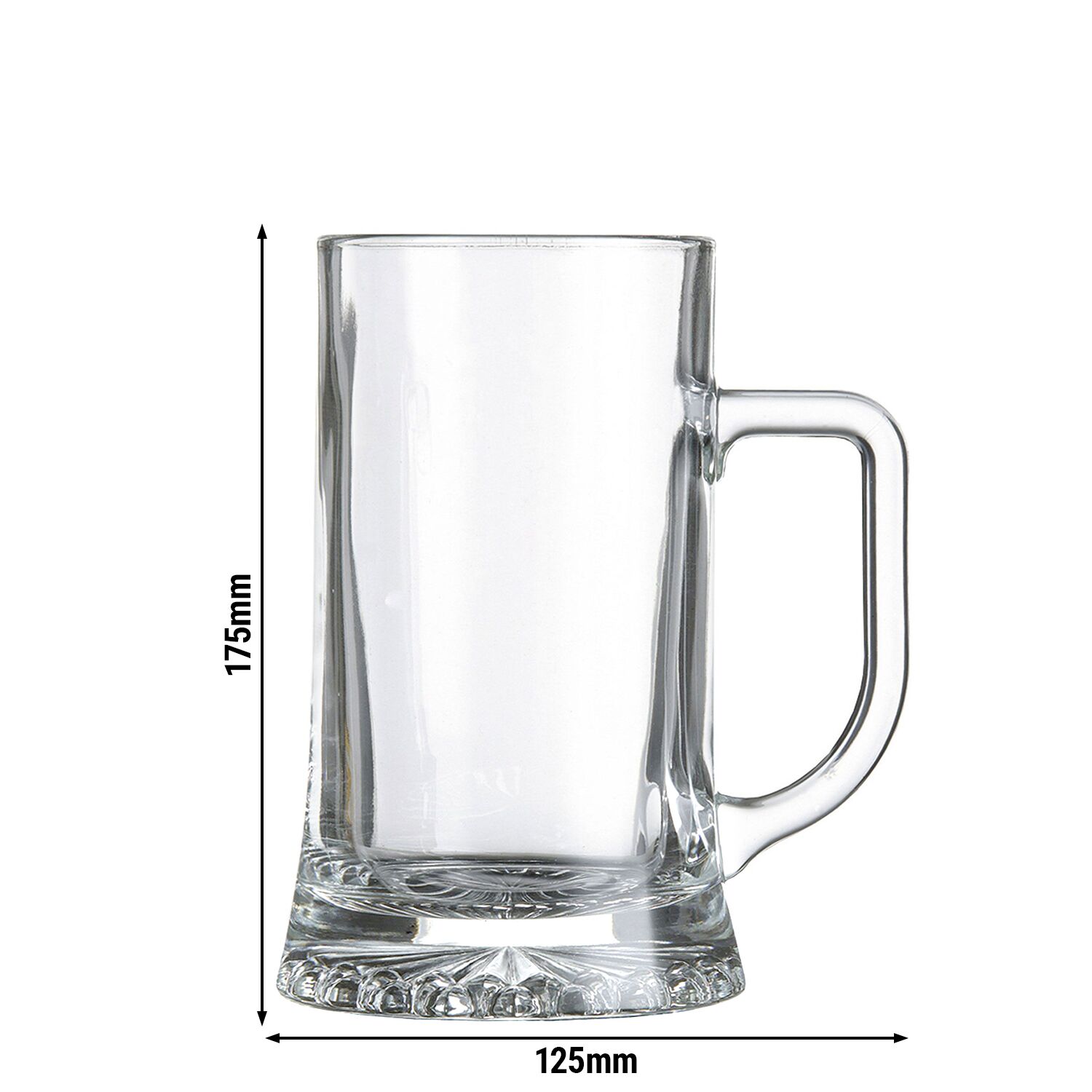 (6 pcs) Chope à bière - BEER SPECIALS - 52 cl - Transparent