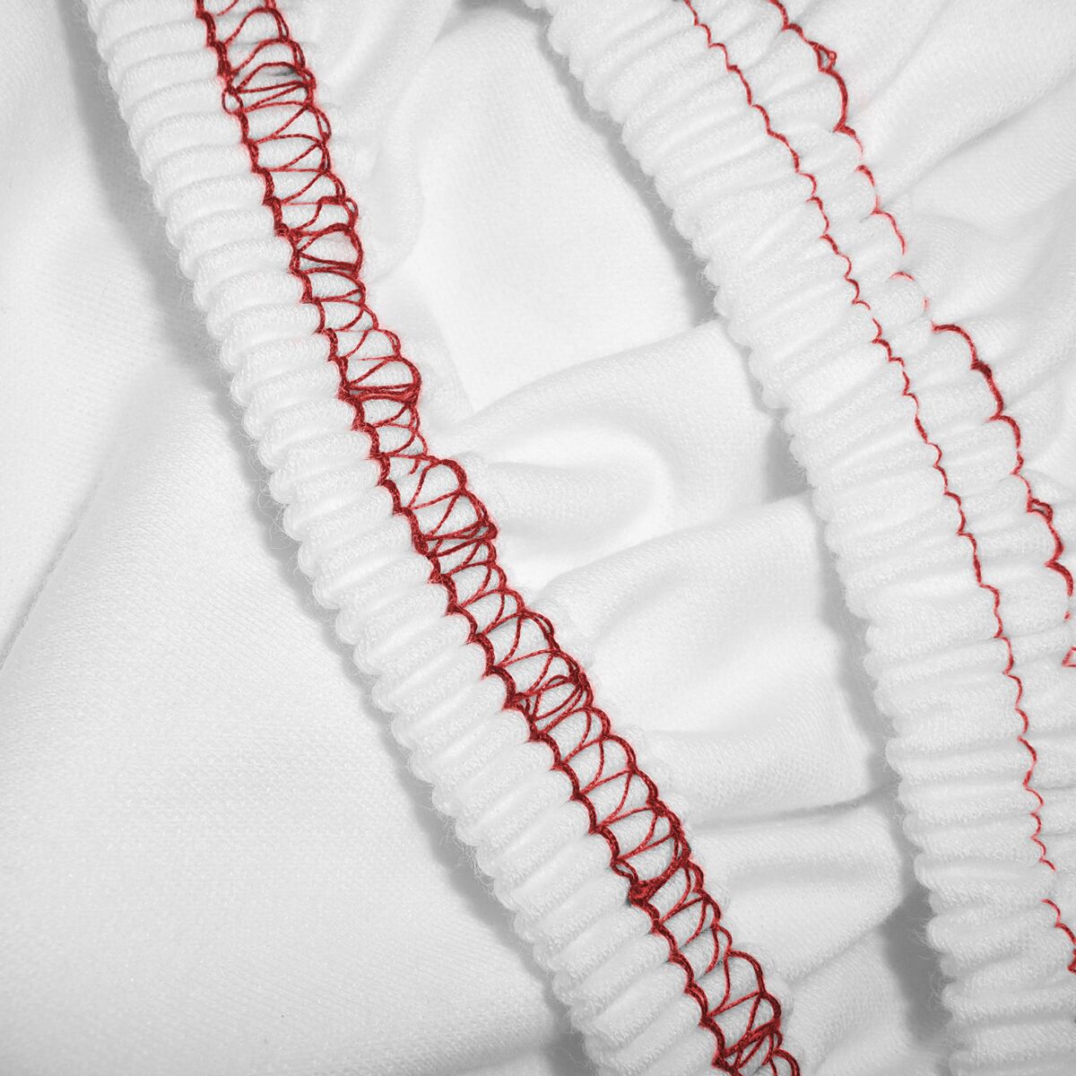 (10 pcs) Drap-housse en jersey - 200x200cm - Blanc