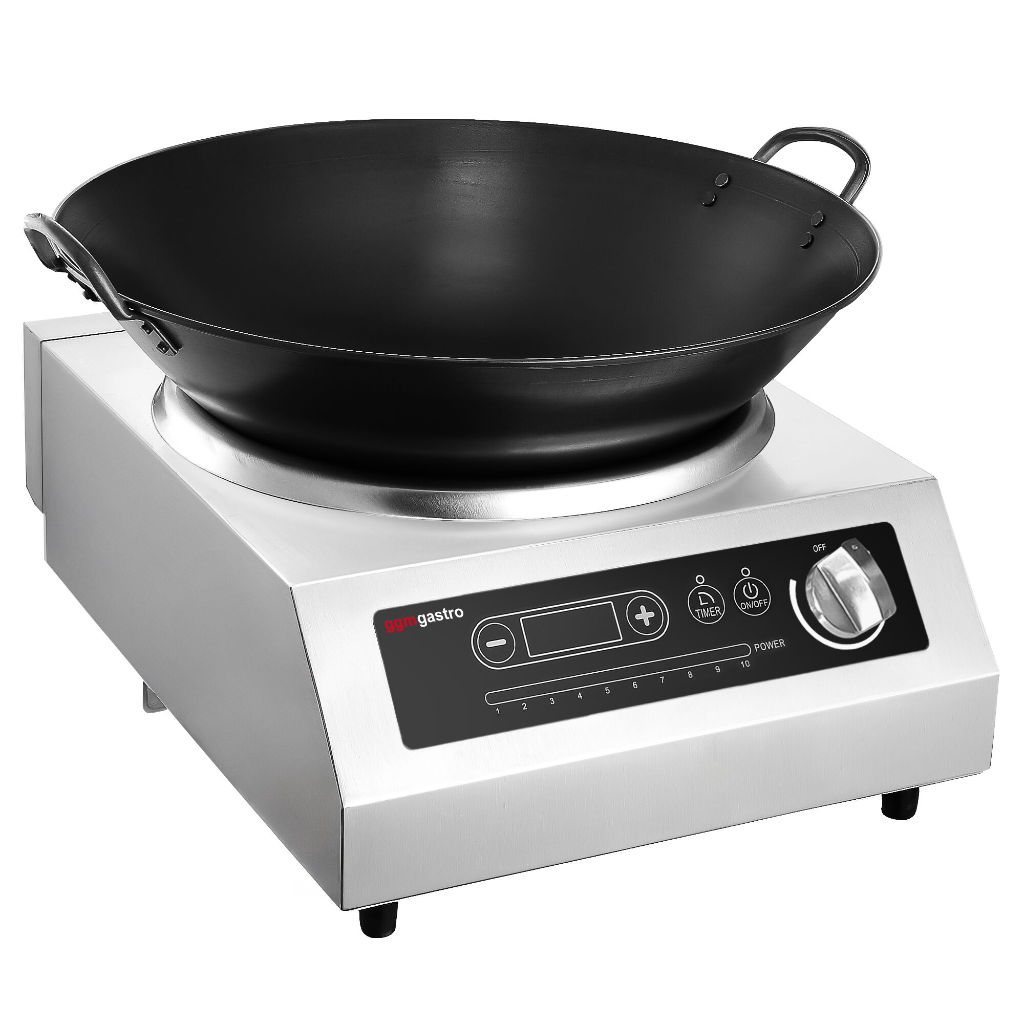 (2 pièces) Wok à induction - 3,5 kW - avec wok