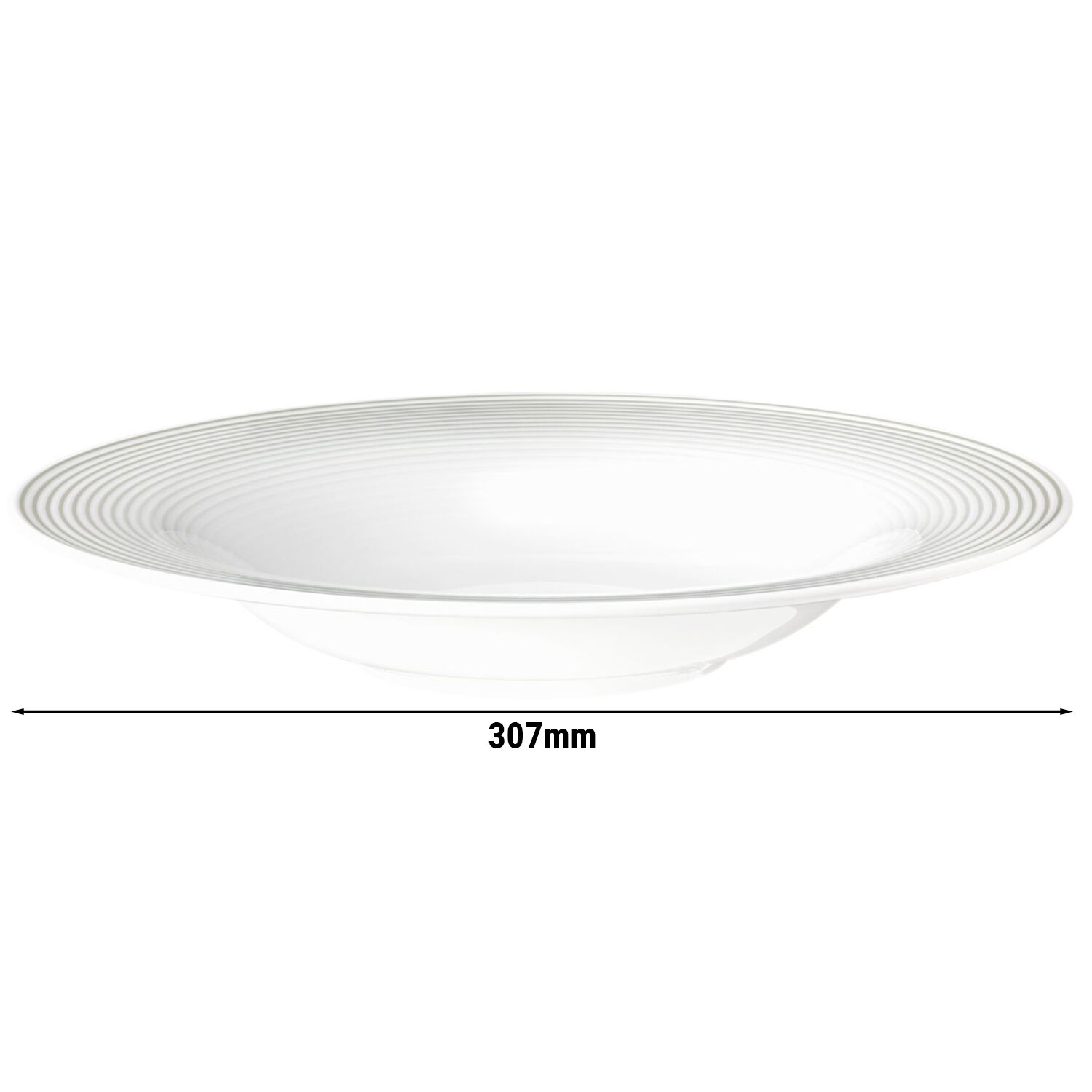 (2 pièces) SELTMANN WEIDEN | Assiettes à pâtes – creuses – Ø 300 mm – Gris perle