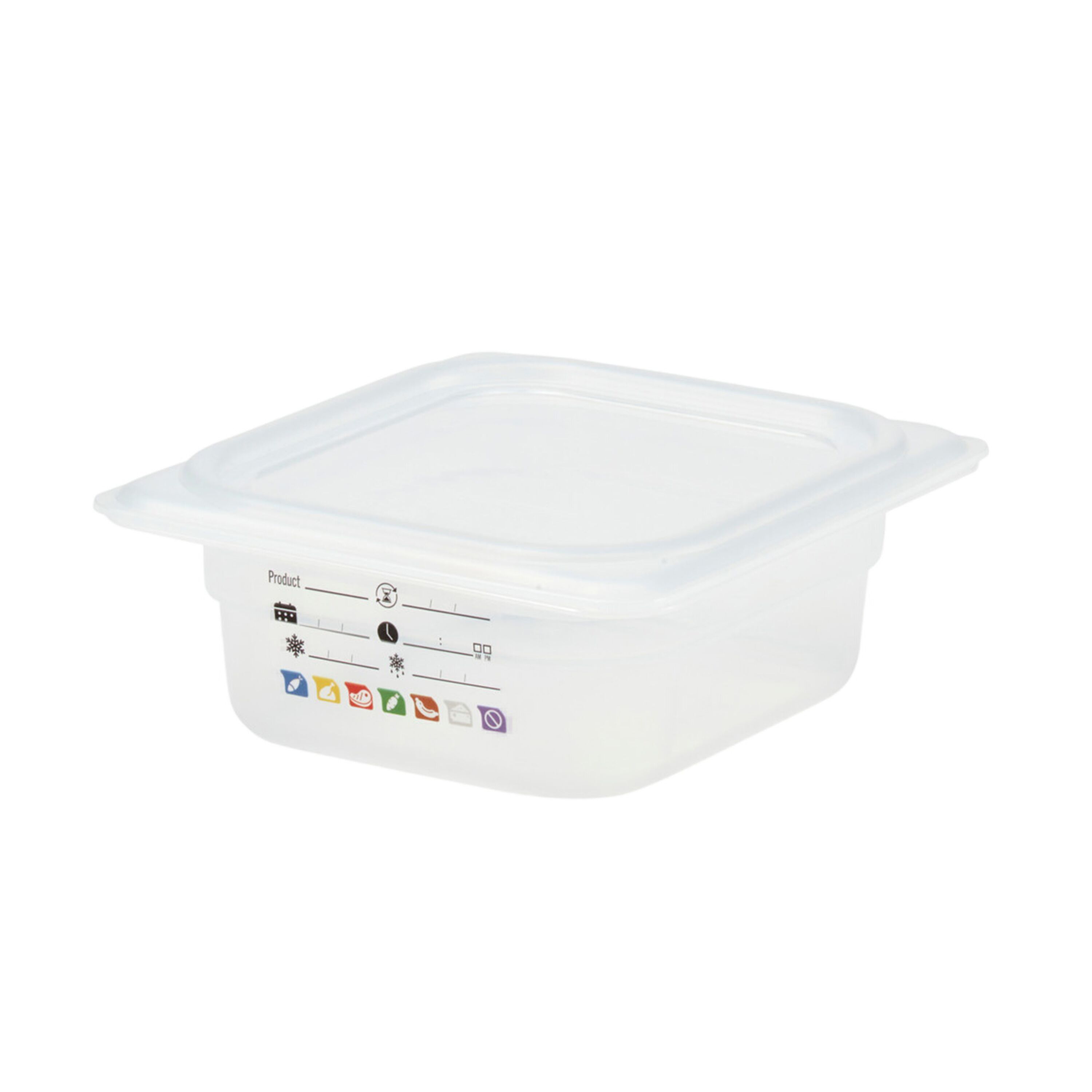(6 pièces) CAMBRO | SafeTrak - Récipients en polypropylène GN 1/6 - laiteux - Hauteur : 65mm