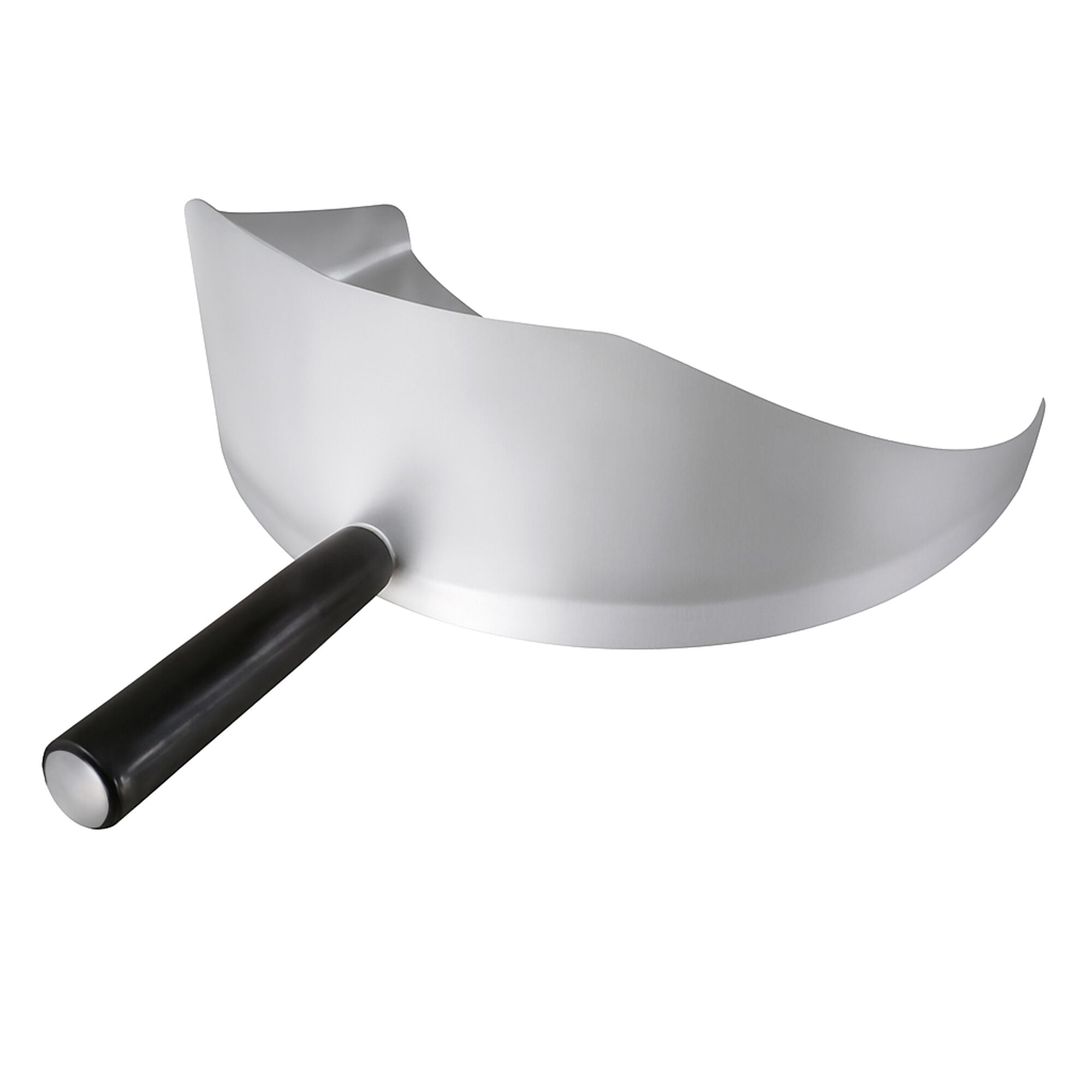 Pelle de kebab - 270x255x115mm - Inox - avec poignée en plastique