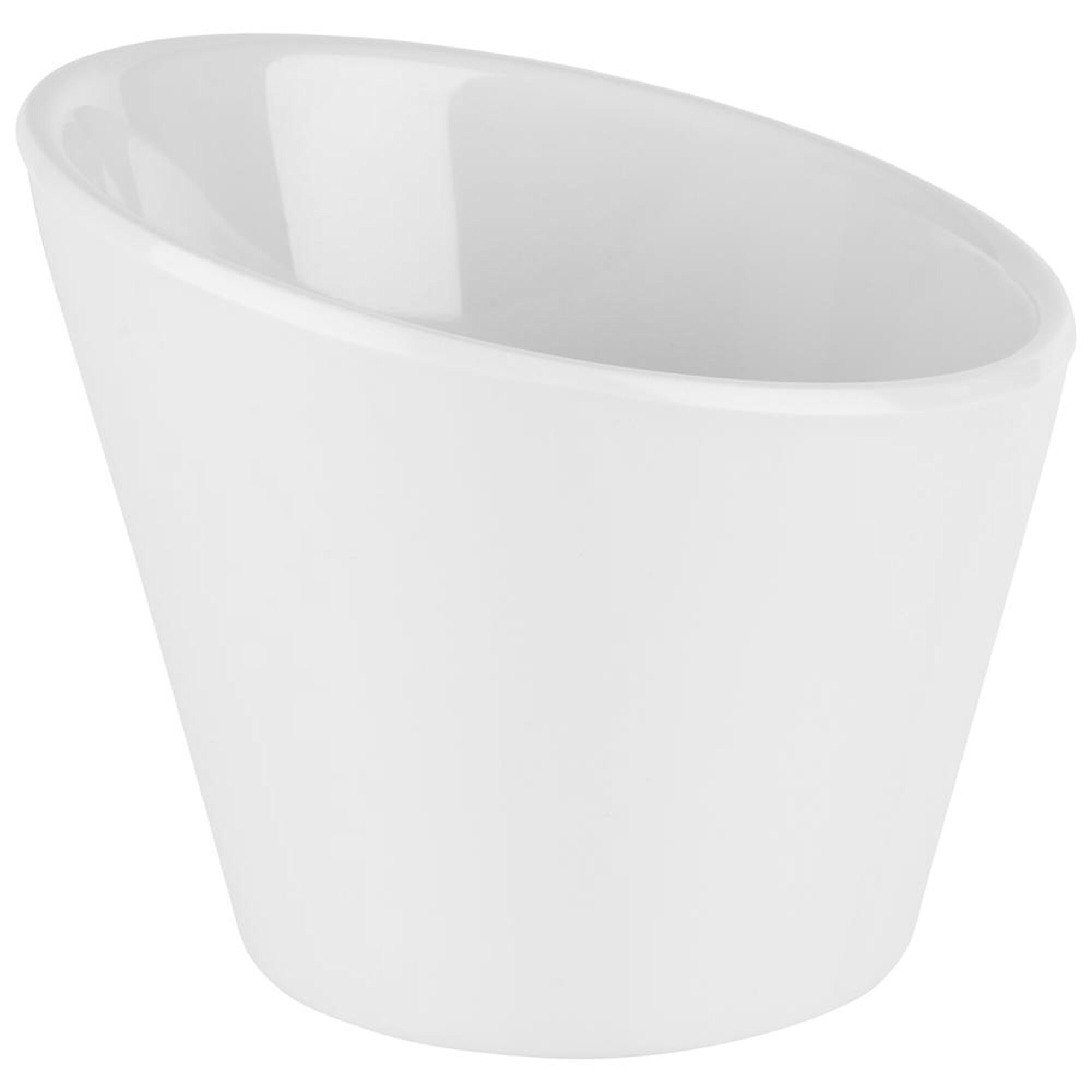 (6 pcs) Coupe - CASUAL - Mélamine - 200ml - Ø 100mm - Profondeur : 85mm - Blanc