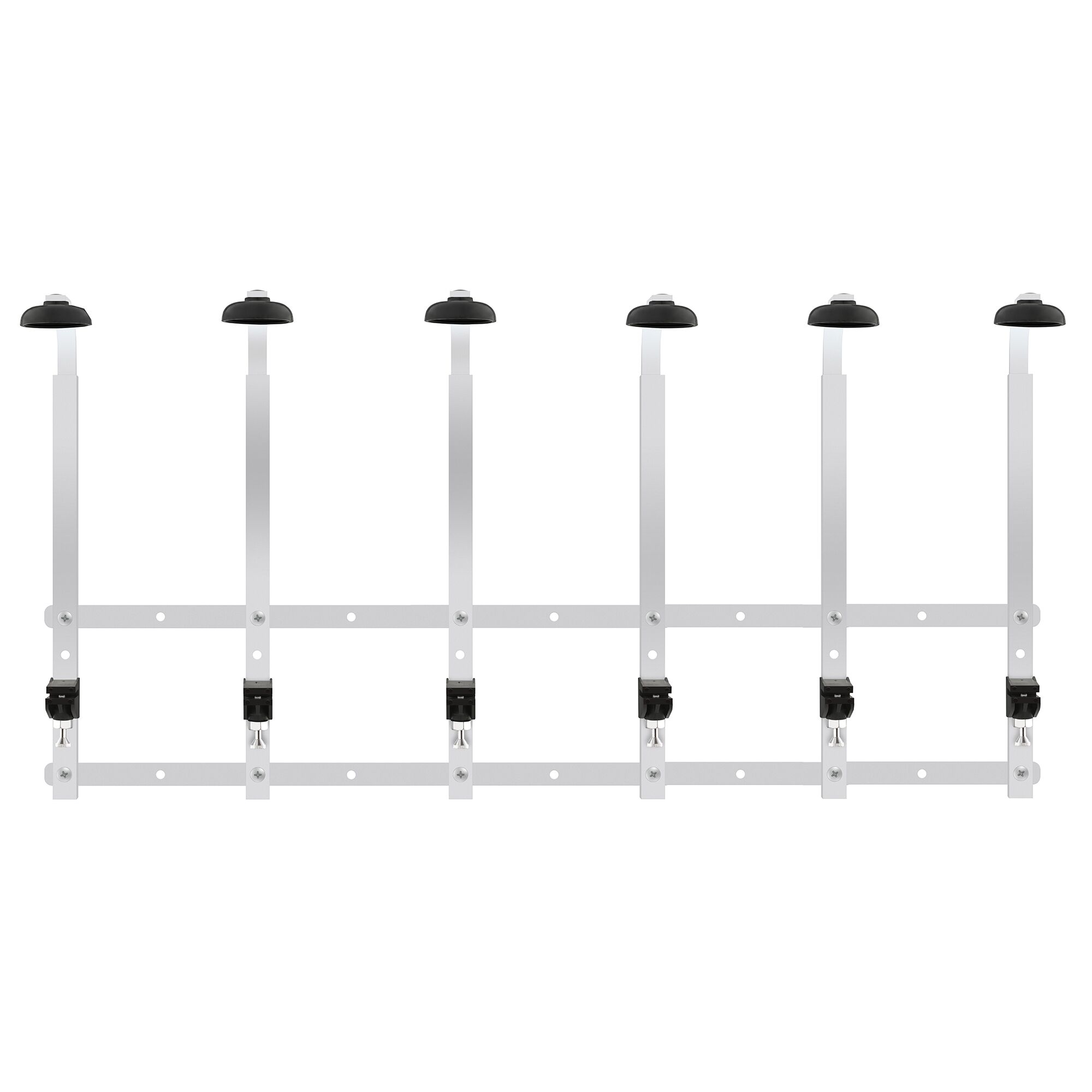 FUCHS | Support mural pour 6 bouteilles - 0,7 à 1 litre