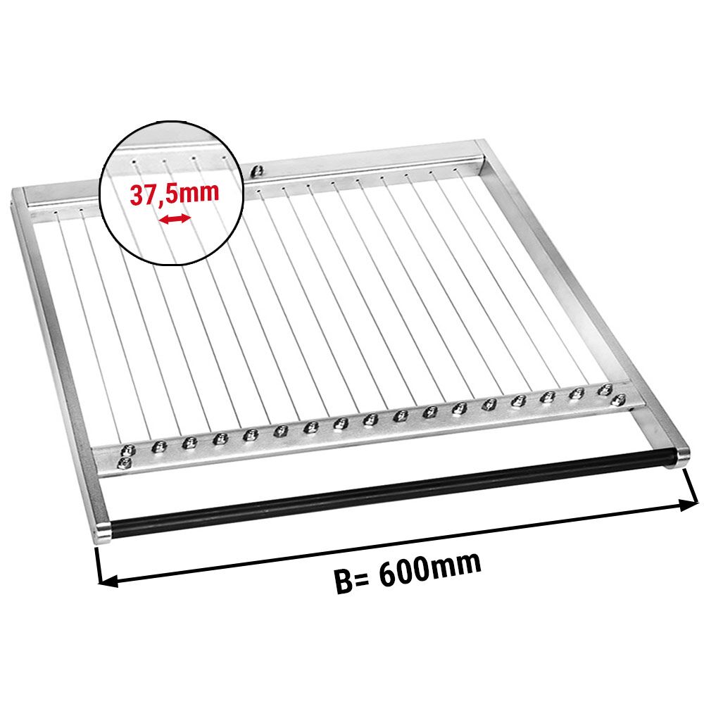 Cadre pour coupe-pralinés double - Espacement des fils: 37,5mm